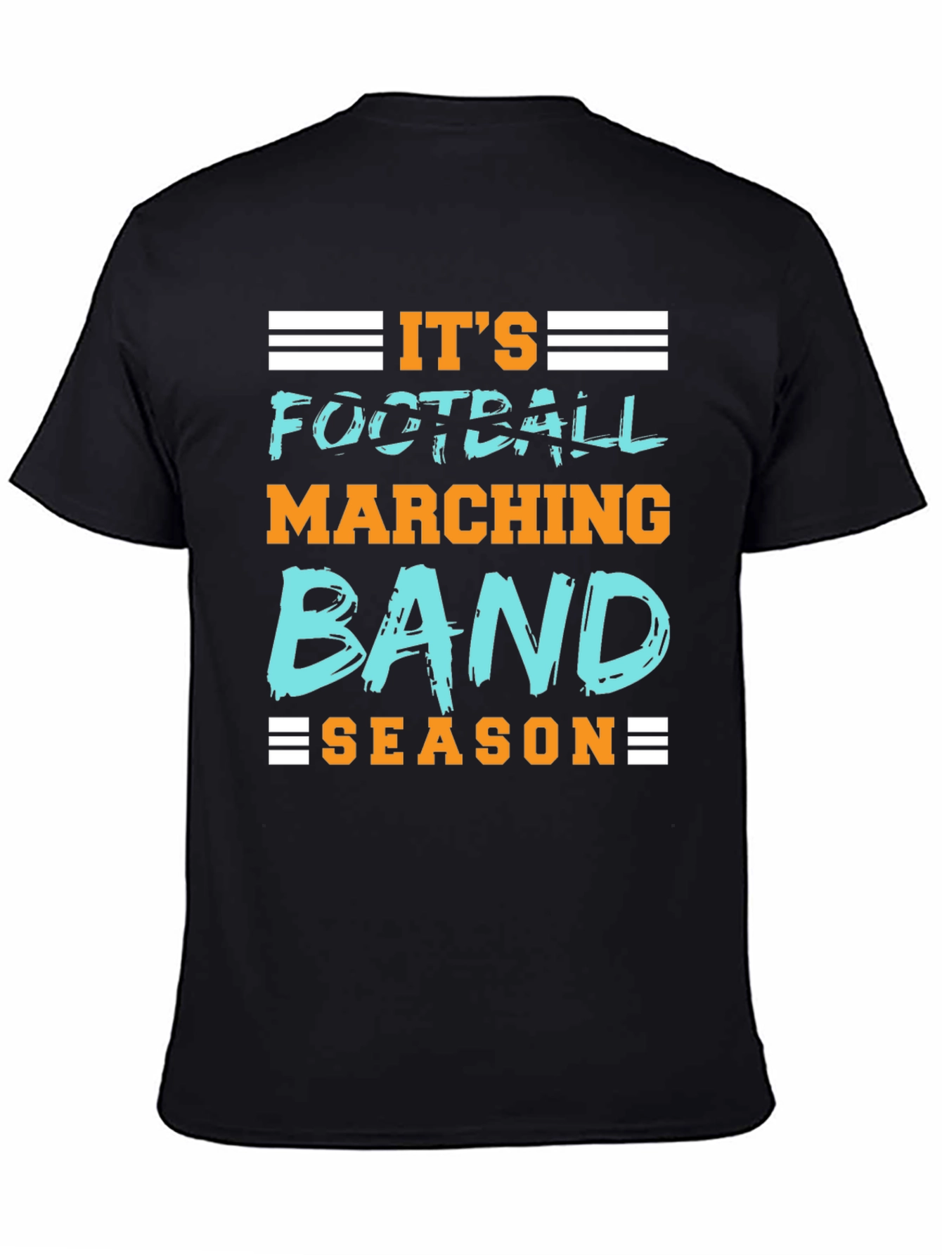 It's Football Marching Band Season Graphic Tee - 4
