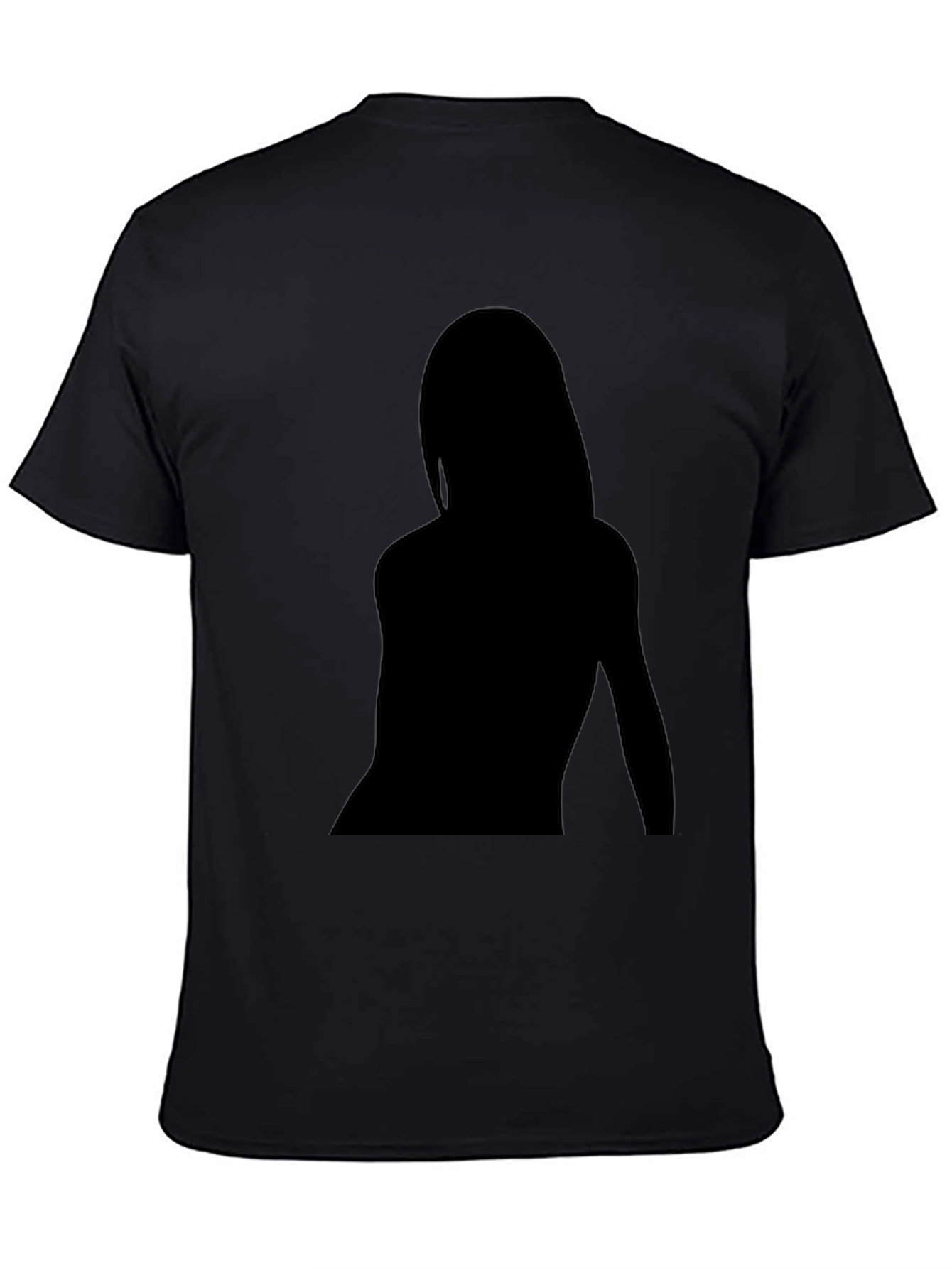 Black Silhouette Graphic T-Shirt view 4