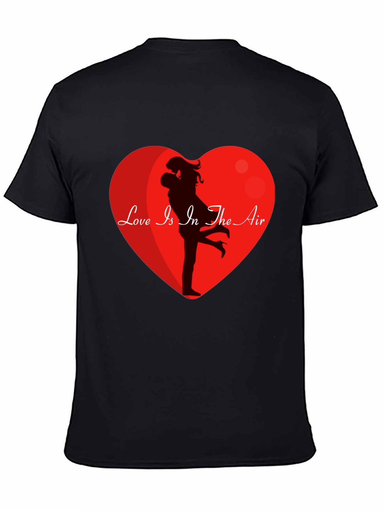 Black Love Is In The Air Graphic T-Shirt view 4