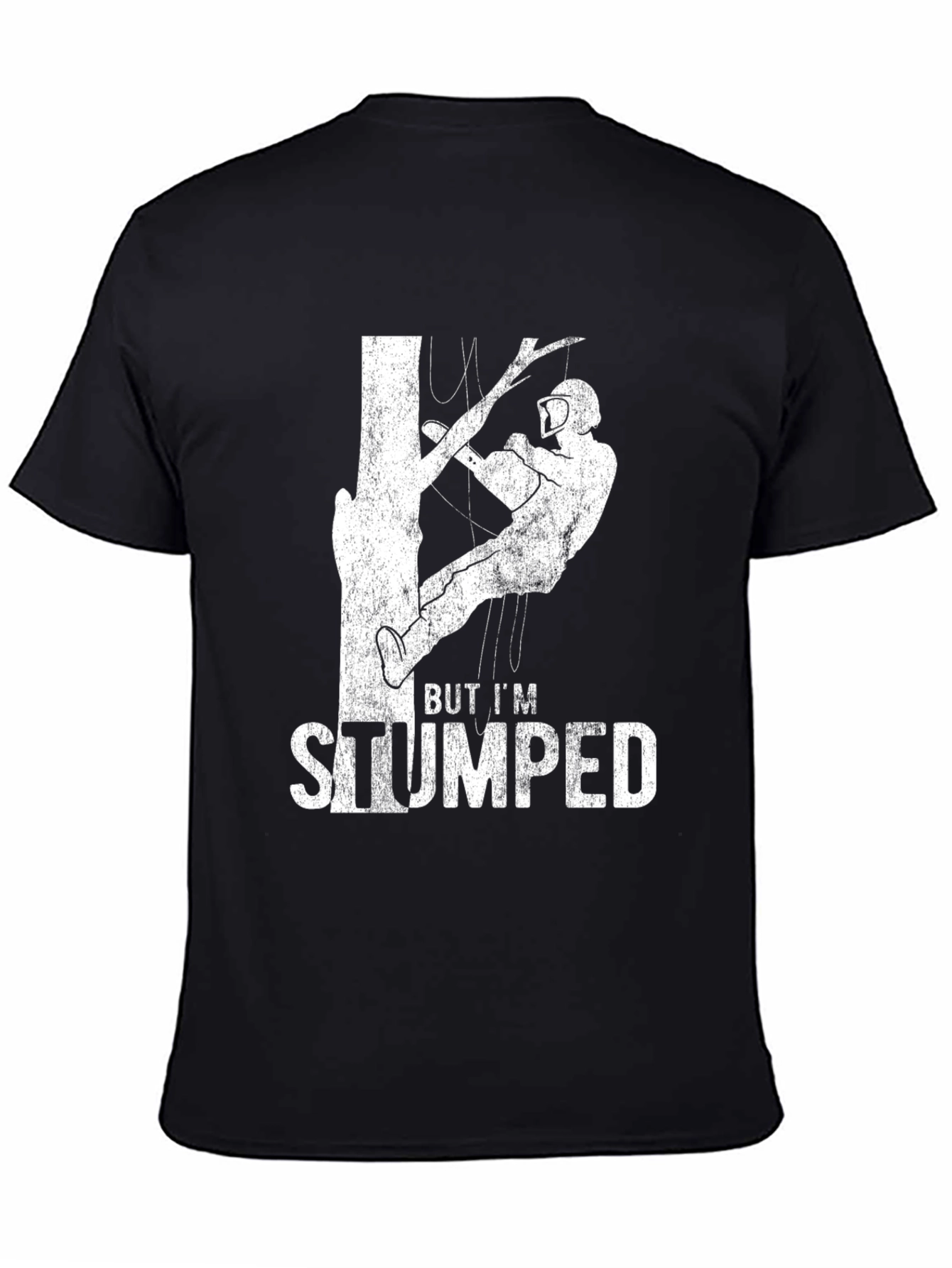 Black But I'm Stumped - Tree Climbing T-Shirt view 4