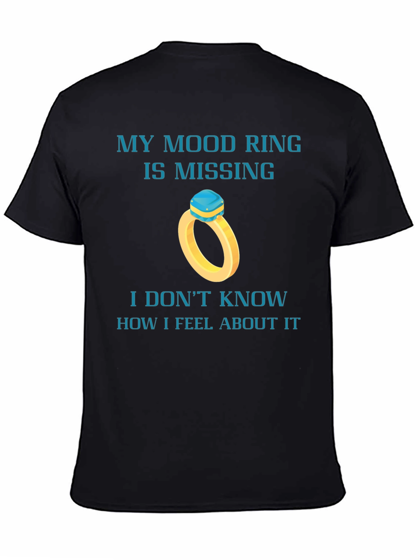 Black Mood Ring Missing Graphic Tee view 4