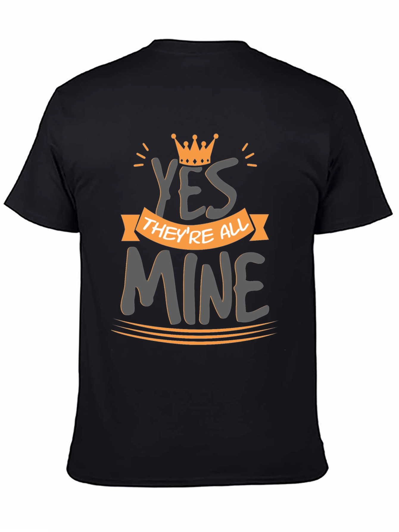 Black King's "Yes, They're All Mine" Graphic Tee view 4