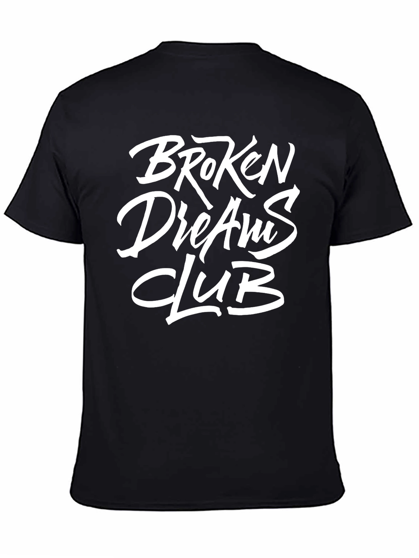 Black Broken Dreams Club Graphic Tee view 4