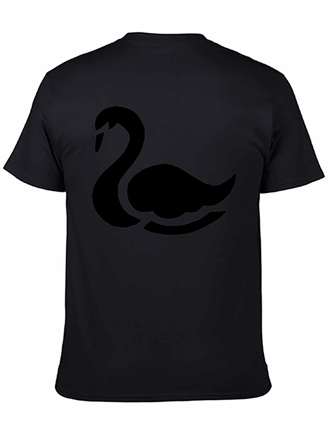 Black Black Swan Graphic Tee - Mens Stylish Casual Shirt view 4