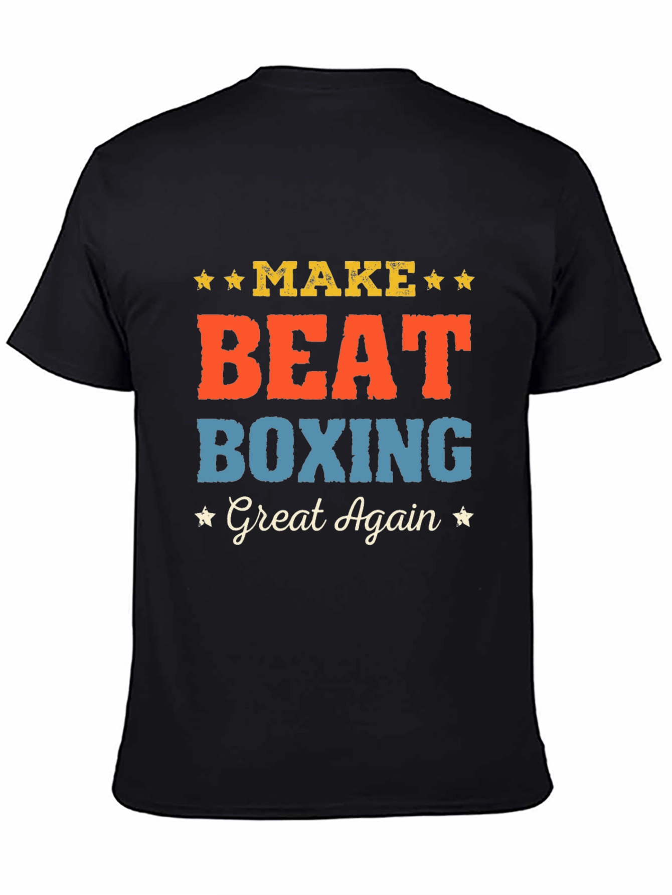 Black Make Boxing Great Again T-Shirt view 4