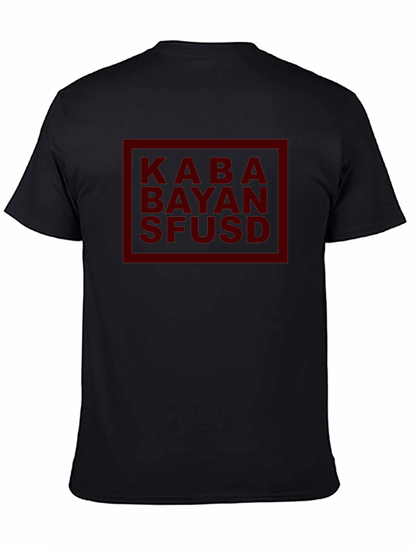 Black Kabayansfusd Tee - Stylish Graphic Print Shirt view 4