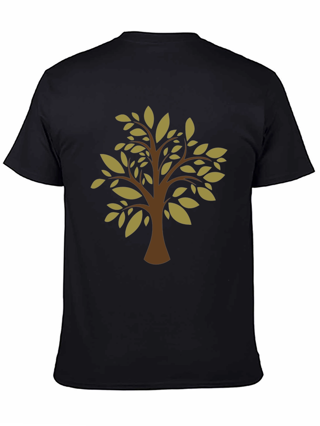 Black Nature Tree Graphic Tee - Stylish Comfort view 4