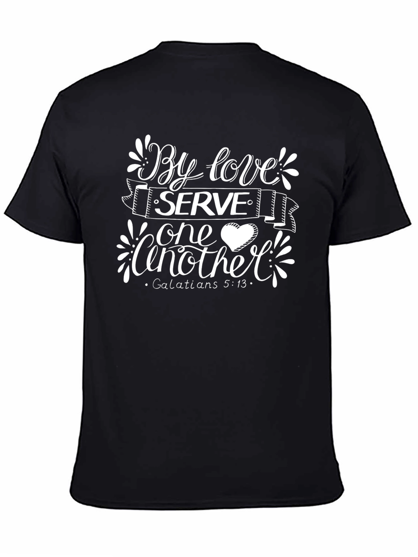 Black By Love Serve One Another Graphic T-Shirt view 4