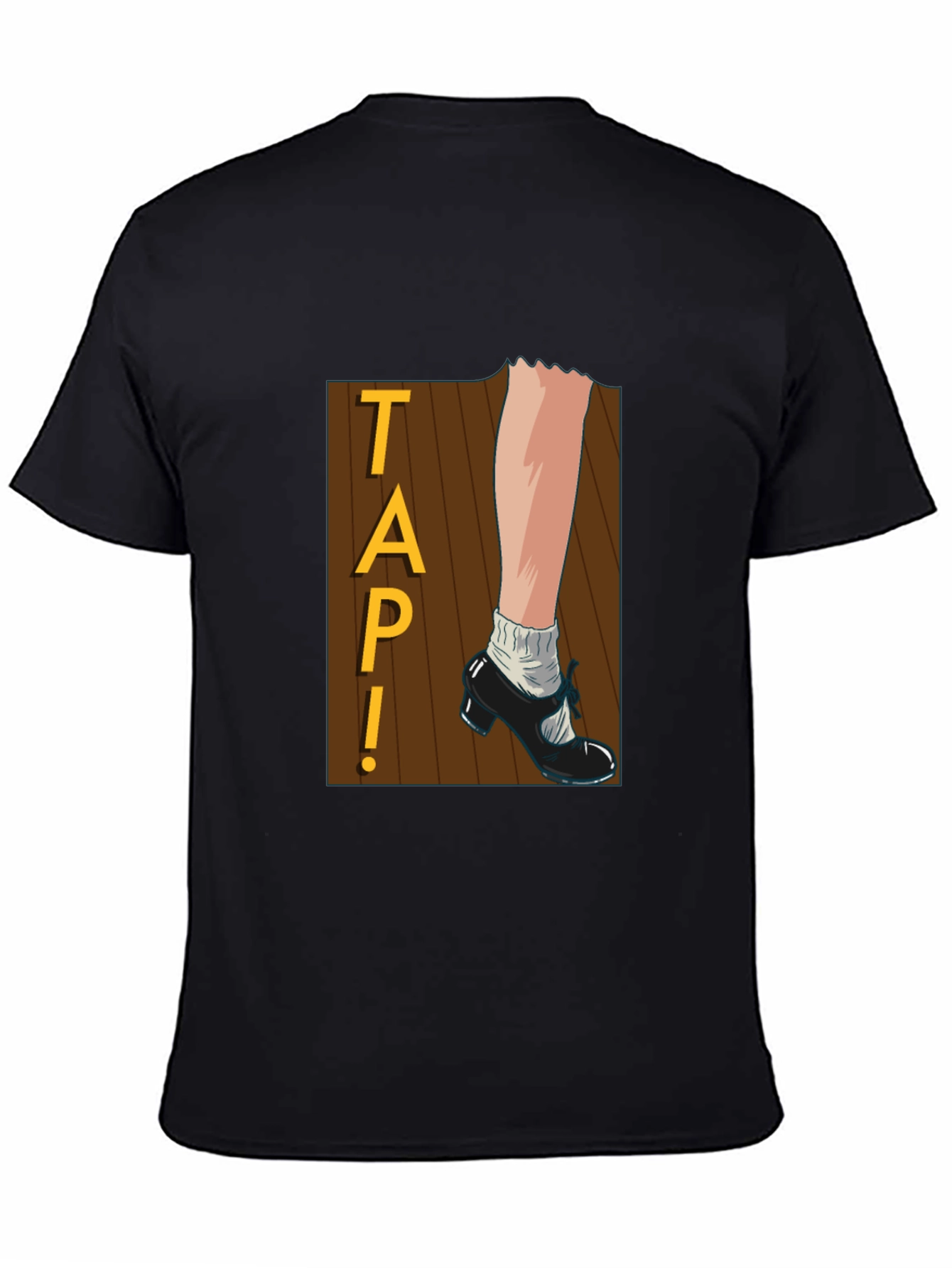 Black Tap Dance Graphic Tee - Rhythm & Style! view 4