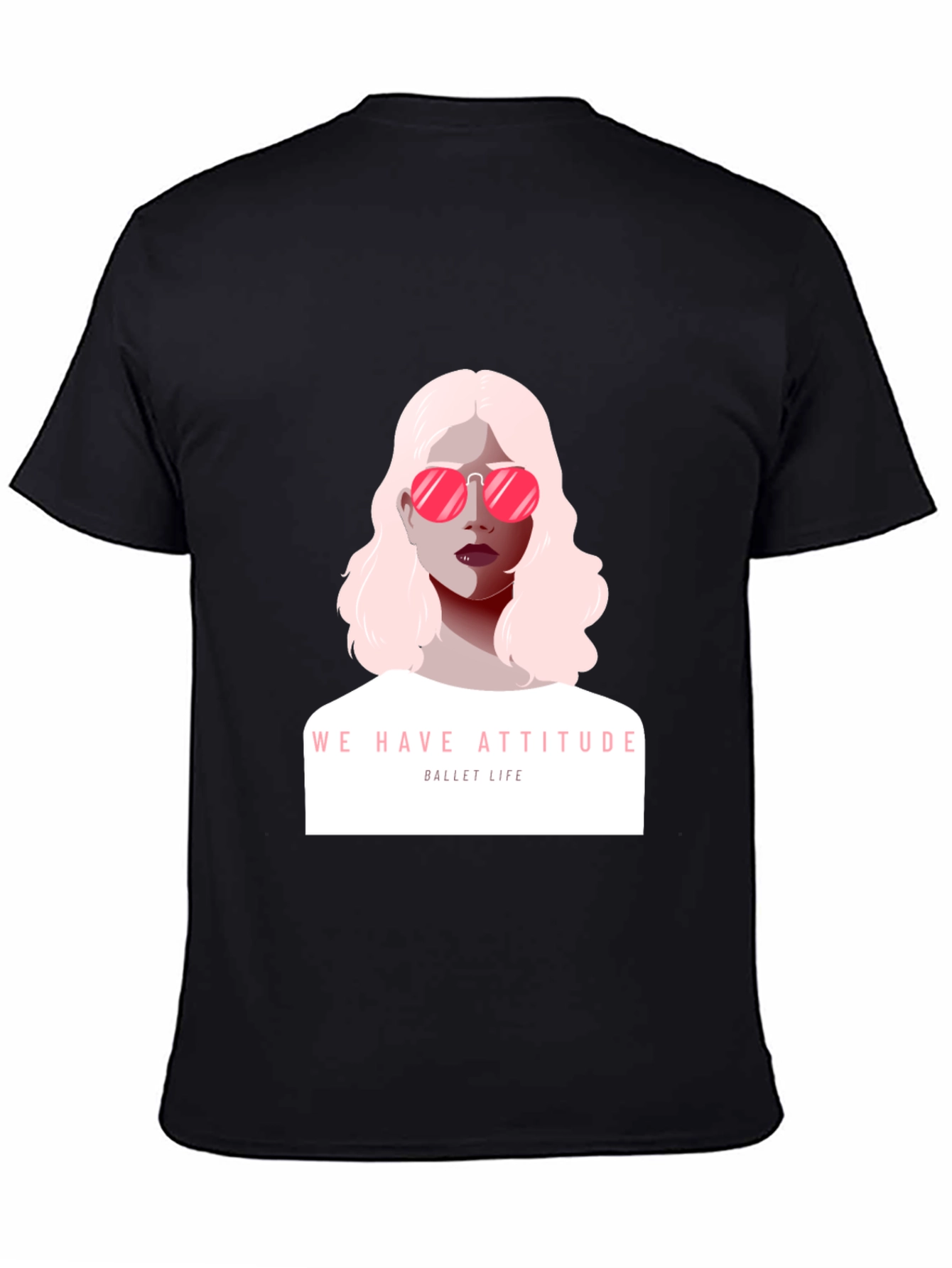 Black Attitude Ballet Life Graphic Tee view 4