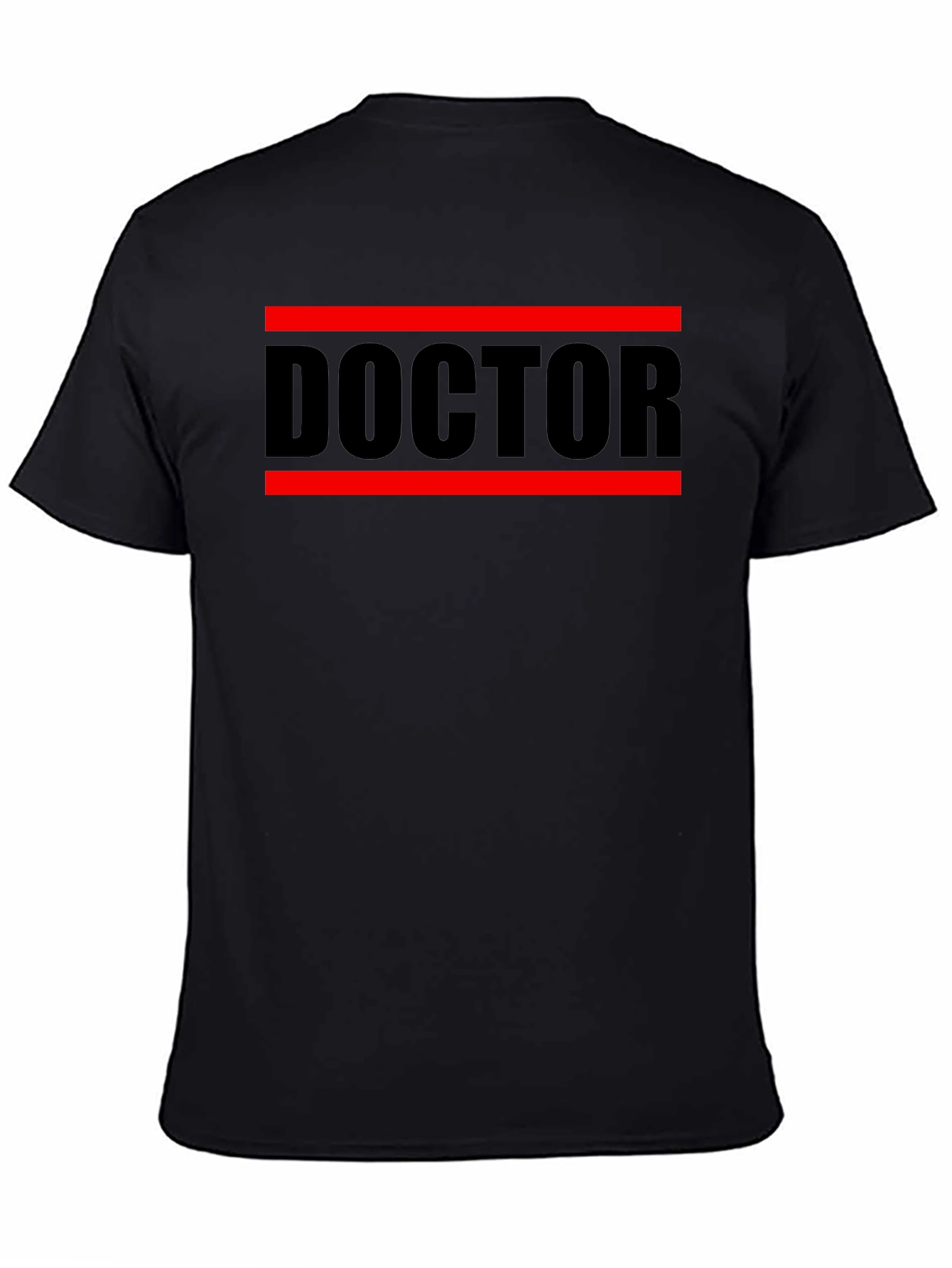 Black Doctor Graphic Tee - Bold Statement T-Shirt view 4