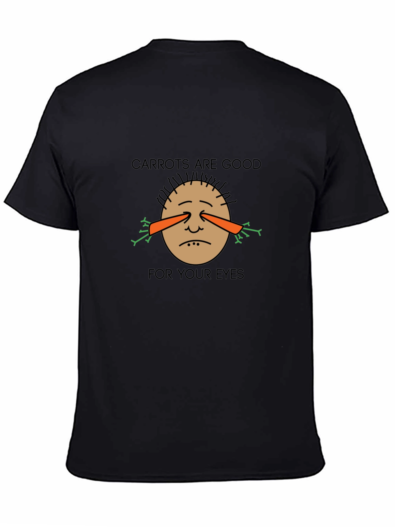 Black Carrots are Good T-Shirt view 4