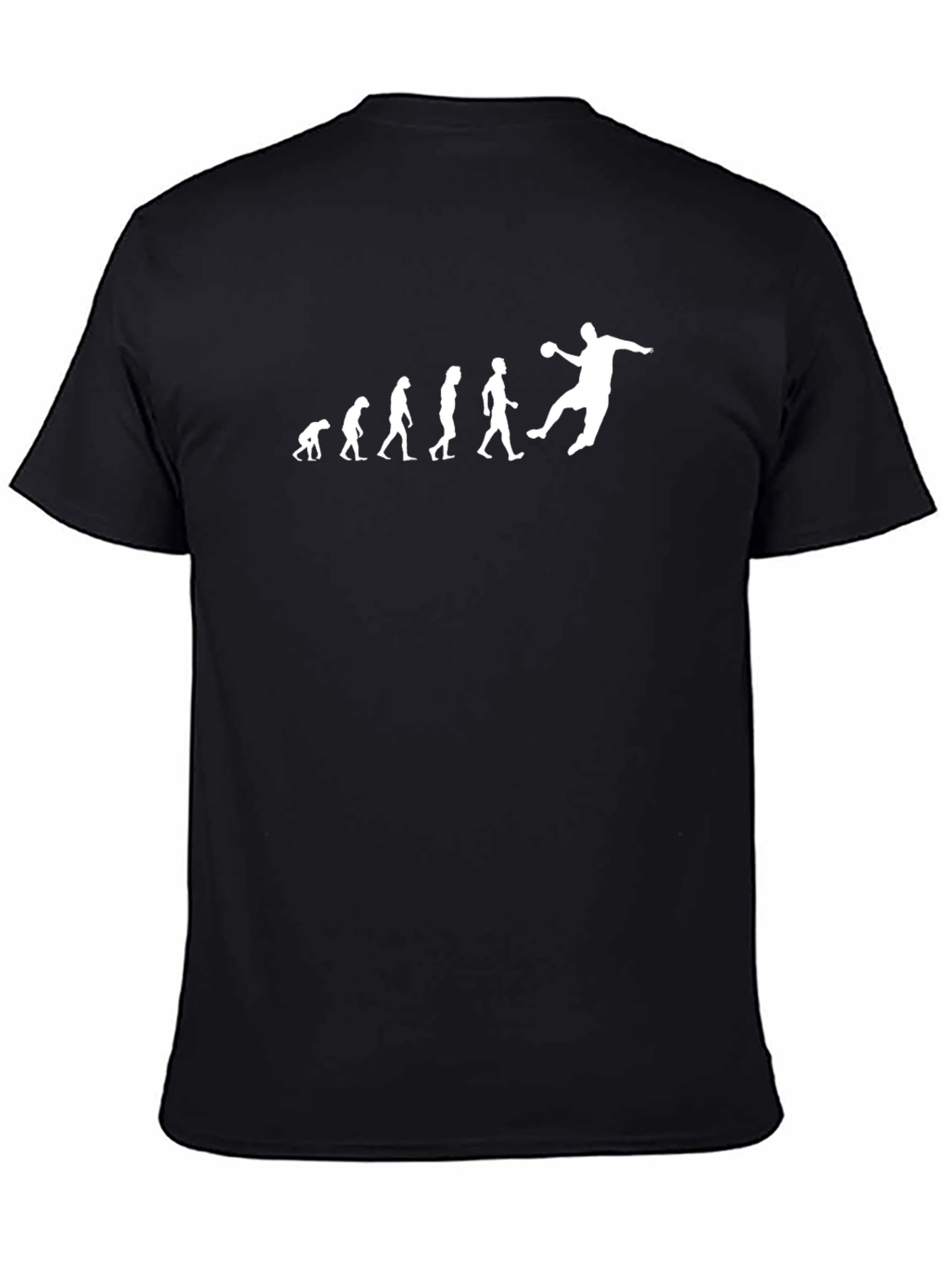 Black Handball Evolution Black T-Shirt view 4