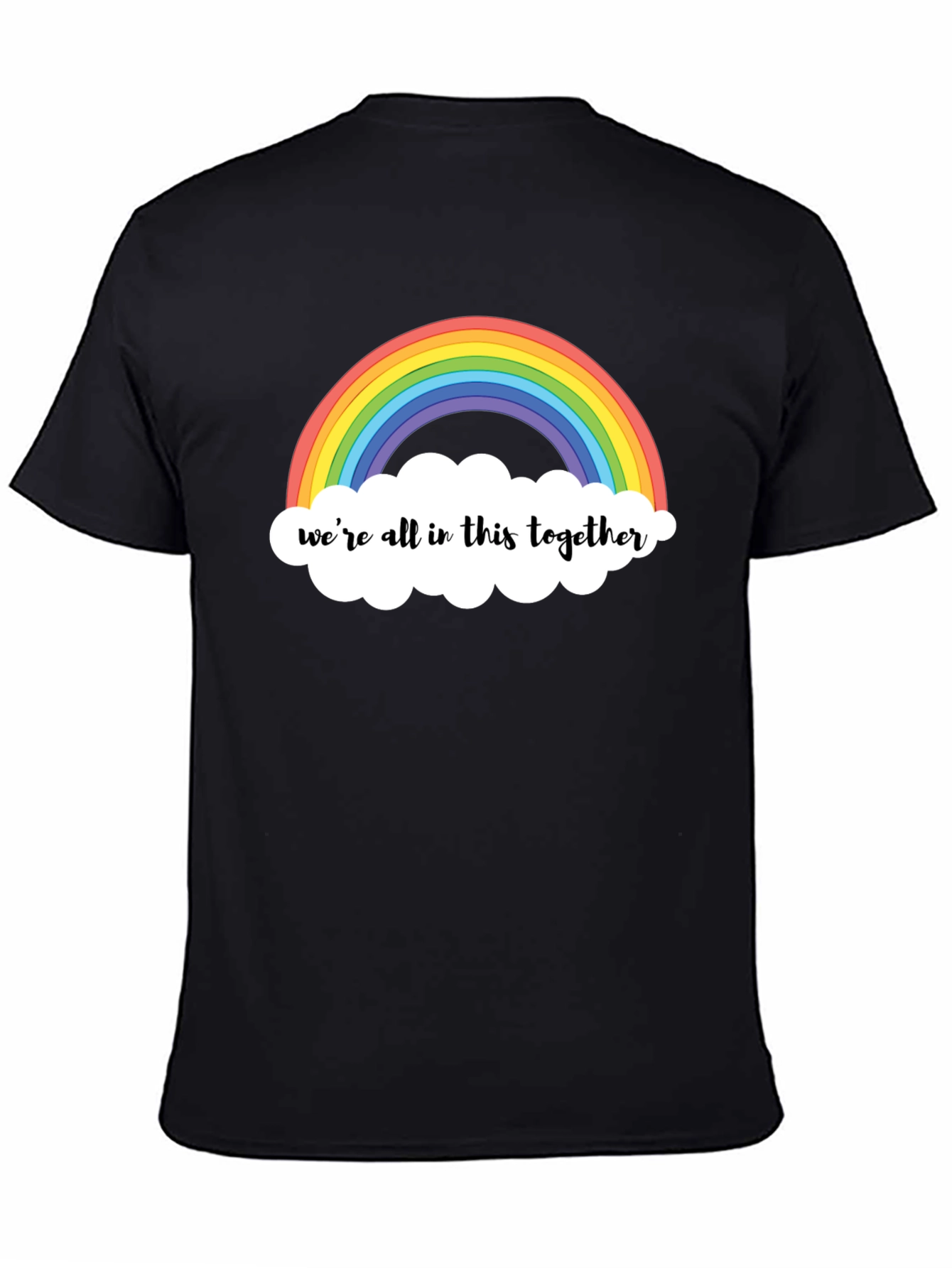 Black Rainbow 'We're All in This Together' T-Shirt view 4