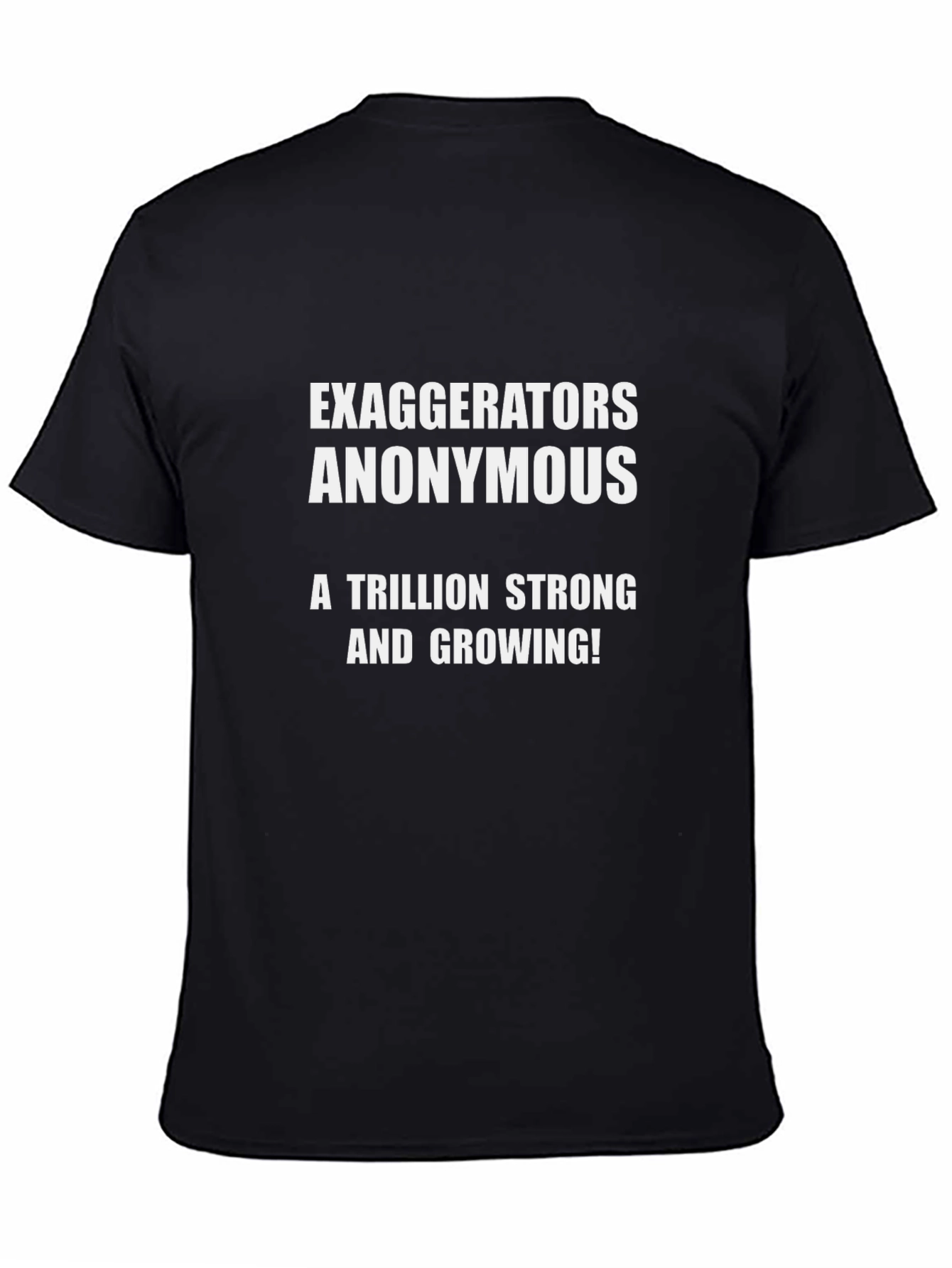 Black Exaggerators Anonymous Black T-Shirt view 4