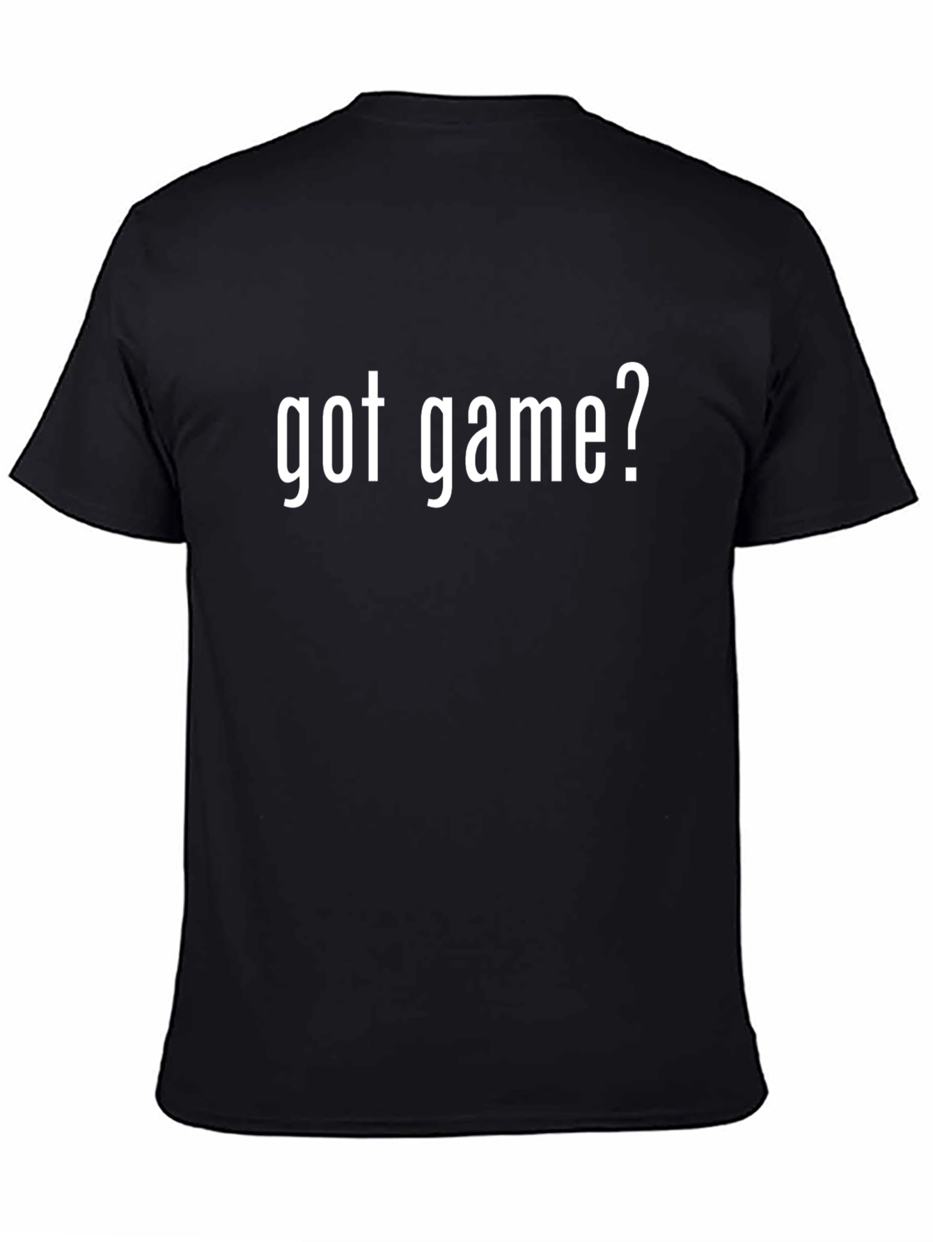 Black Got Game? Black T-Shirt view 4