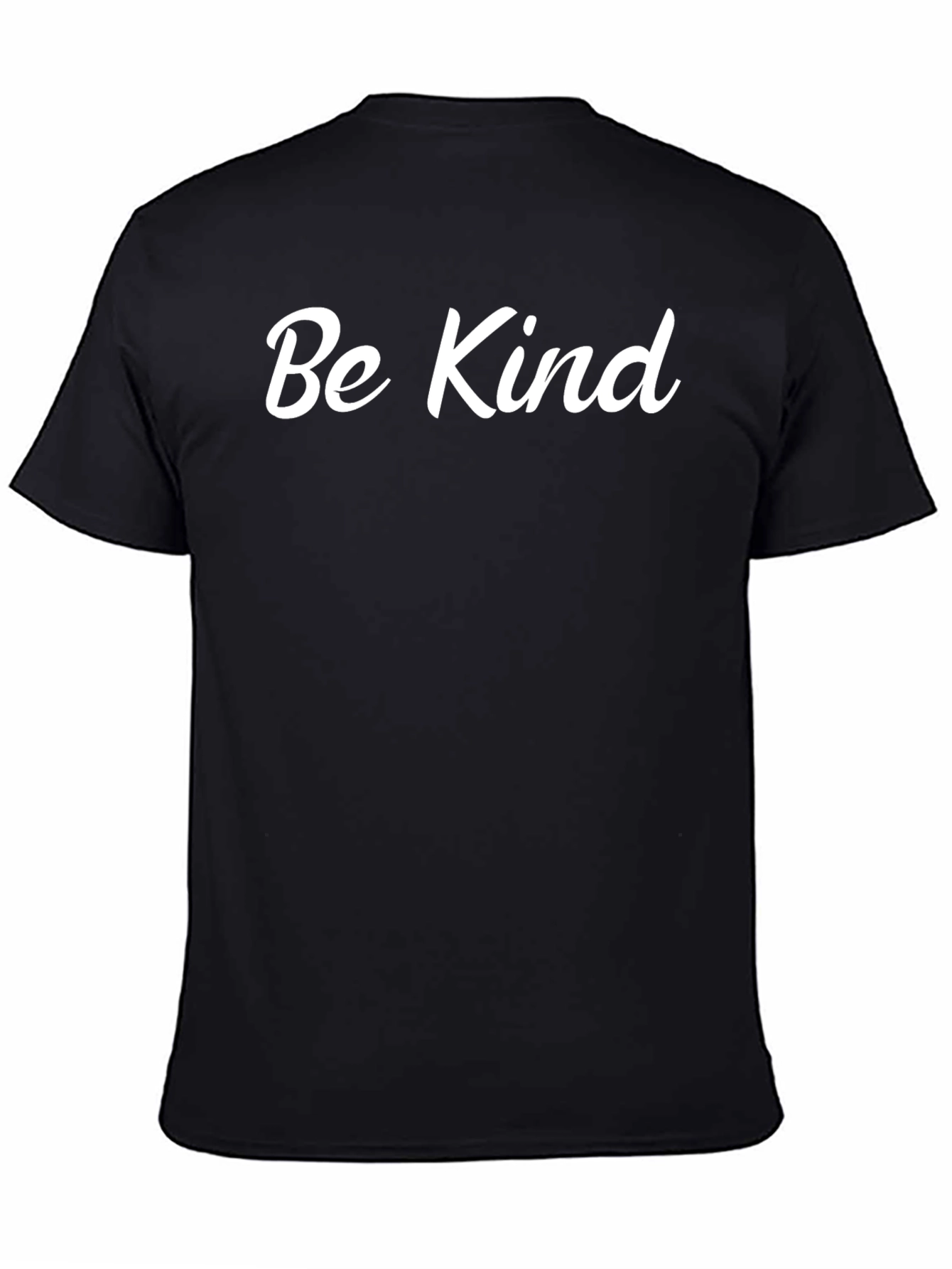 Black Be Kind Graphic Tee - Stylish Black T-Shirt view 4