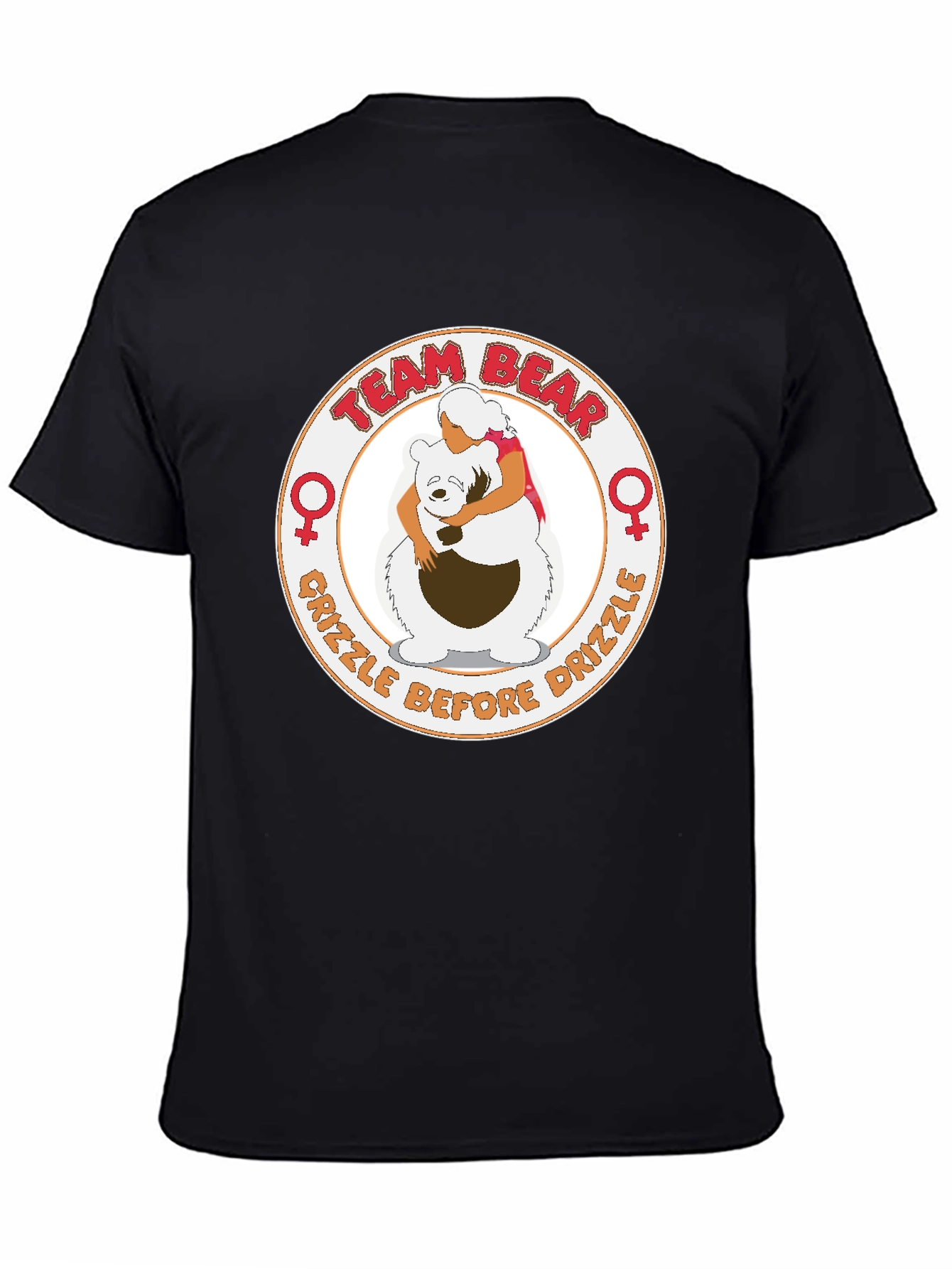 Black Team Bear Graphic T-Shirt view 4