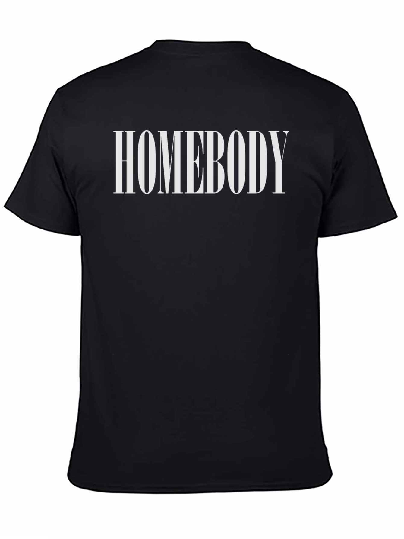 Black Homebody Black Graphic Tee view 4