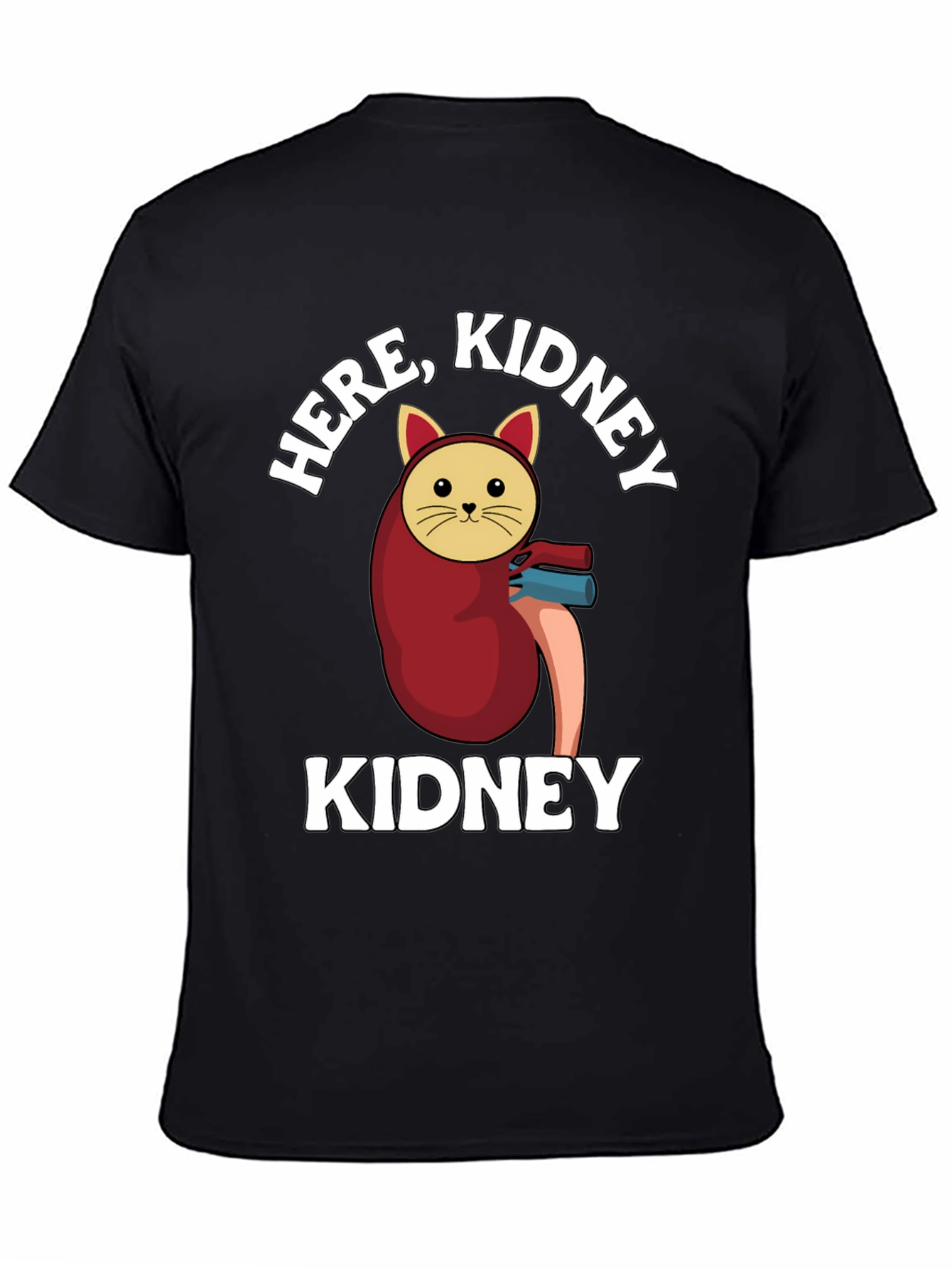 Black Here, Kidney Kidney T-Shirt view 4