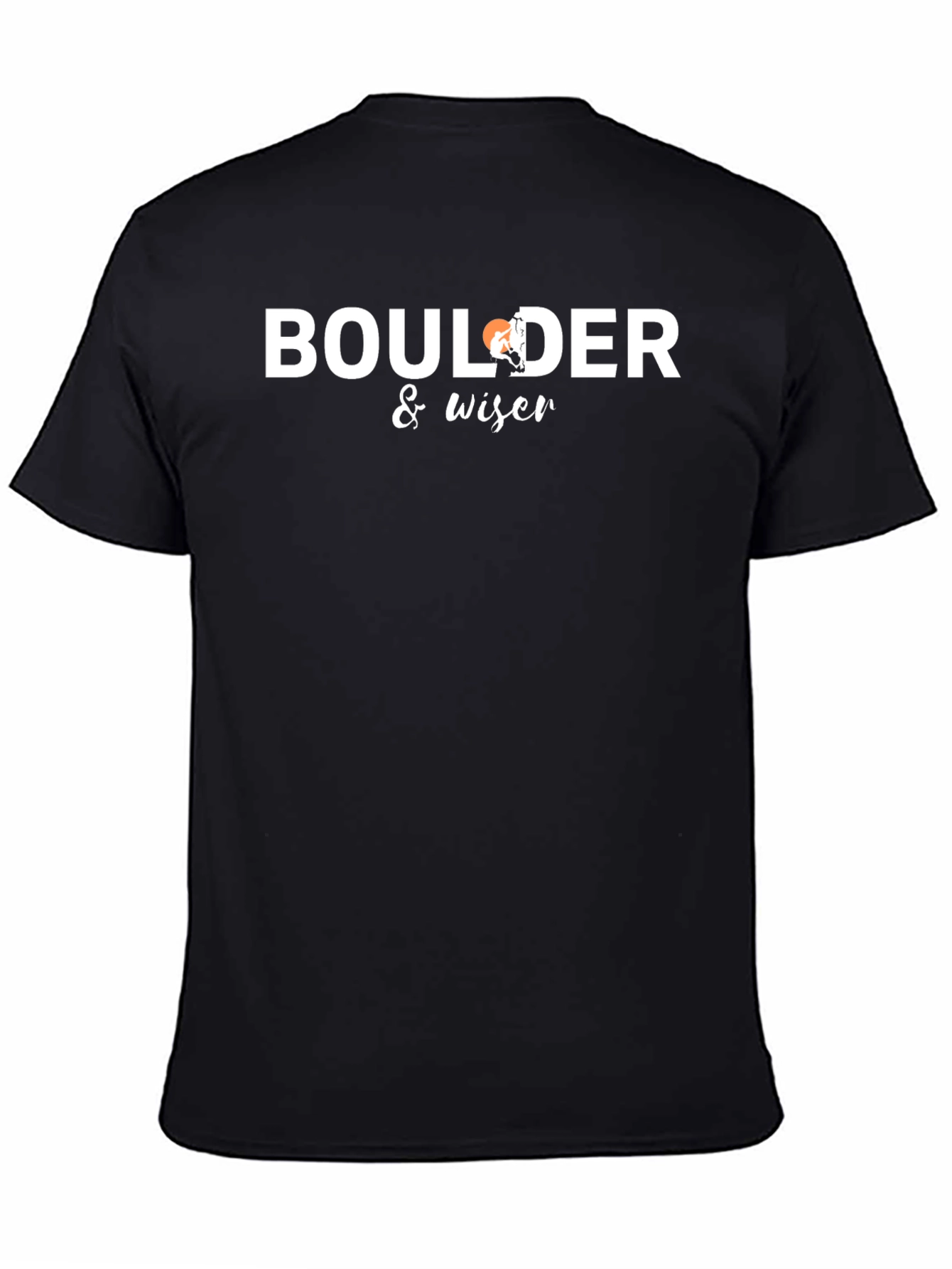Black Boulder & Wiser Black Graphic T-Shirt view 4
