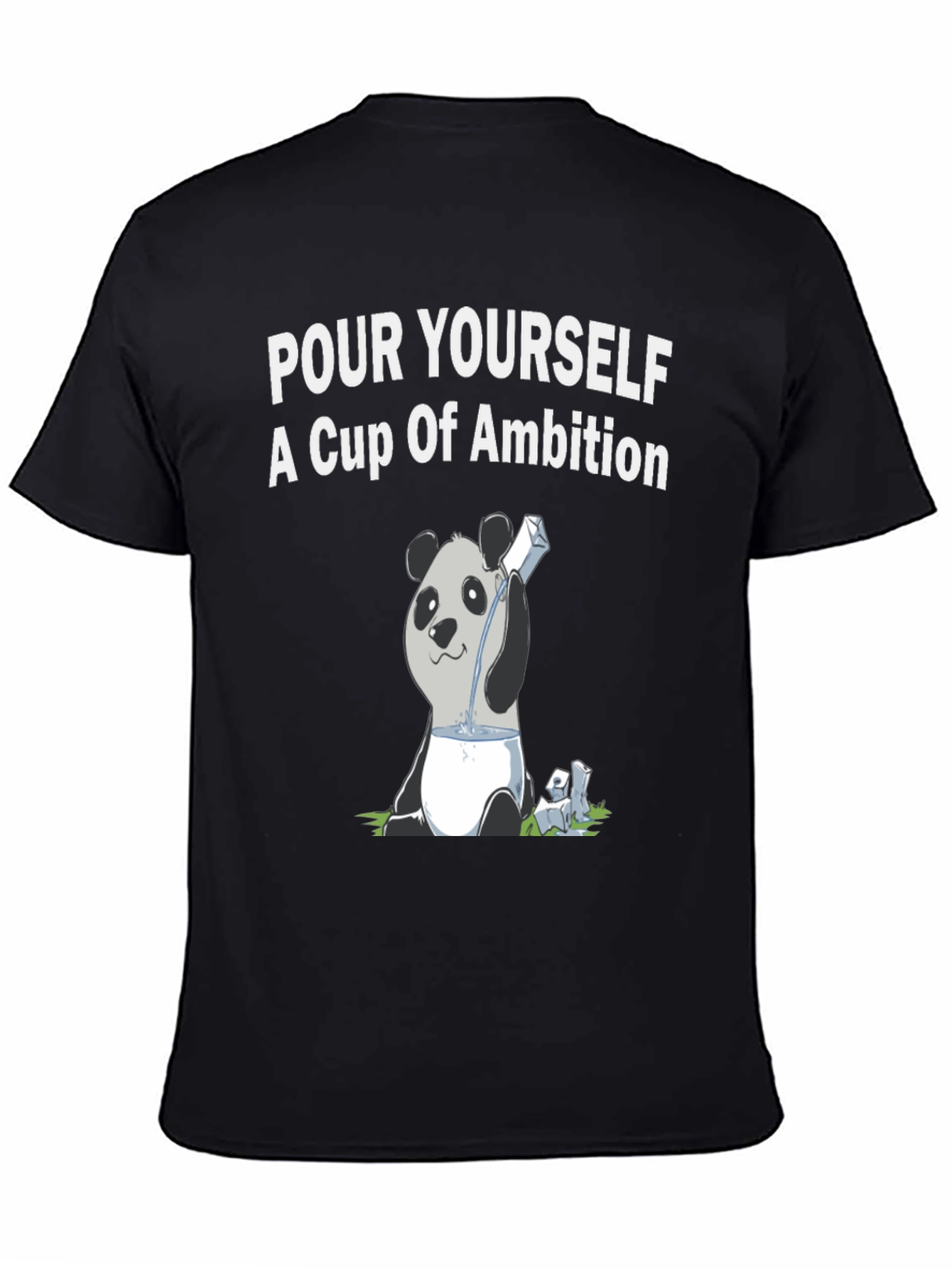 Black Panda 'Pour Yourself Ambition' Graphic Tee view 4