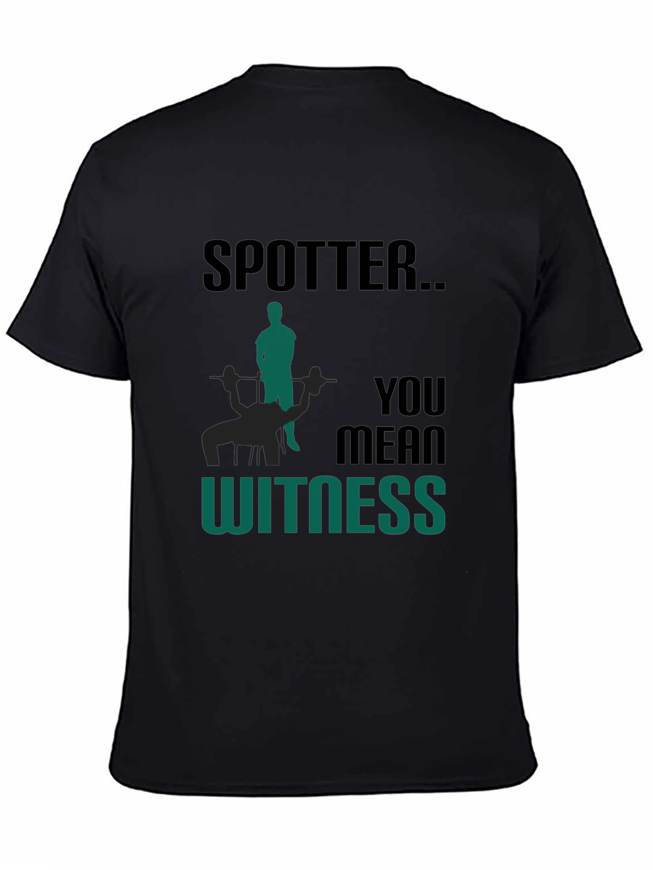 Black Spotter Witness Graphic T-Shirt view 4
