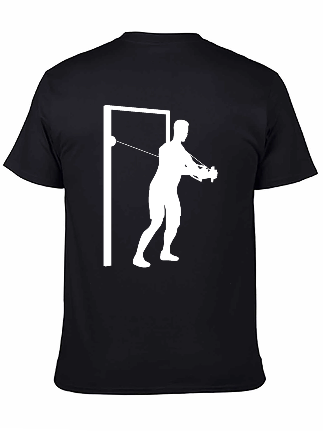 Black Fitness Training T-Shirt - Black view 4