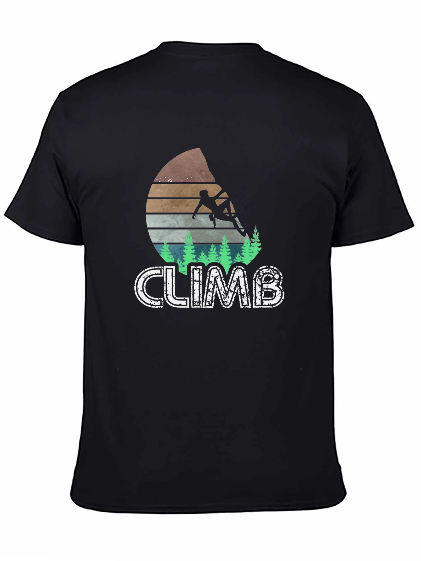 Climb T-Shirt, Rock Climbing Adventure Tee - 4