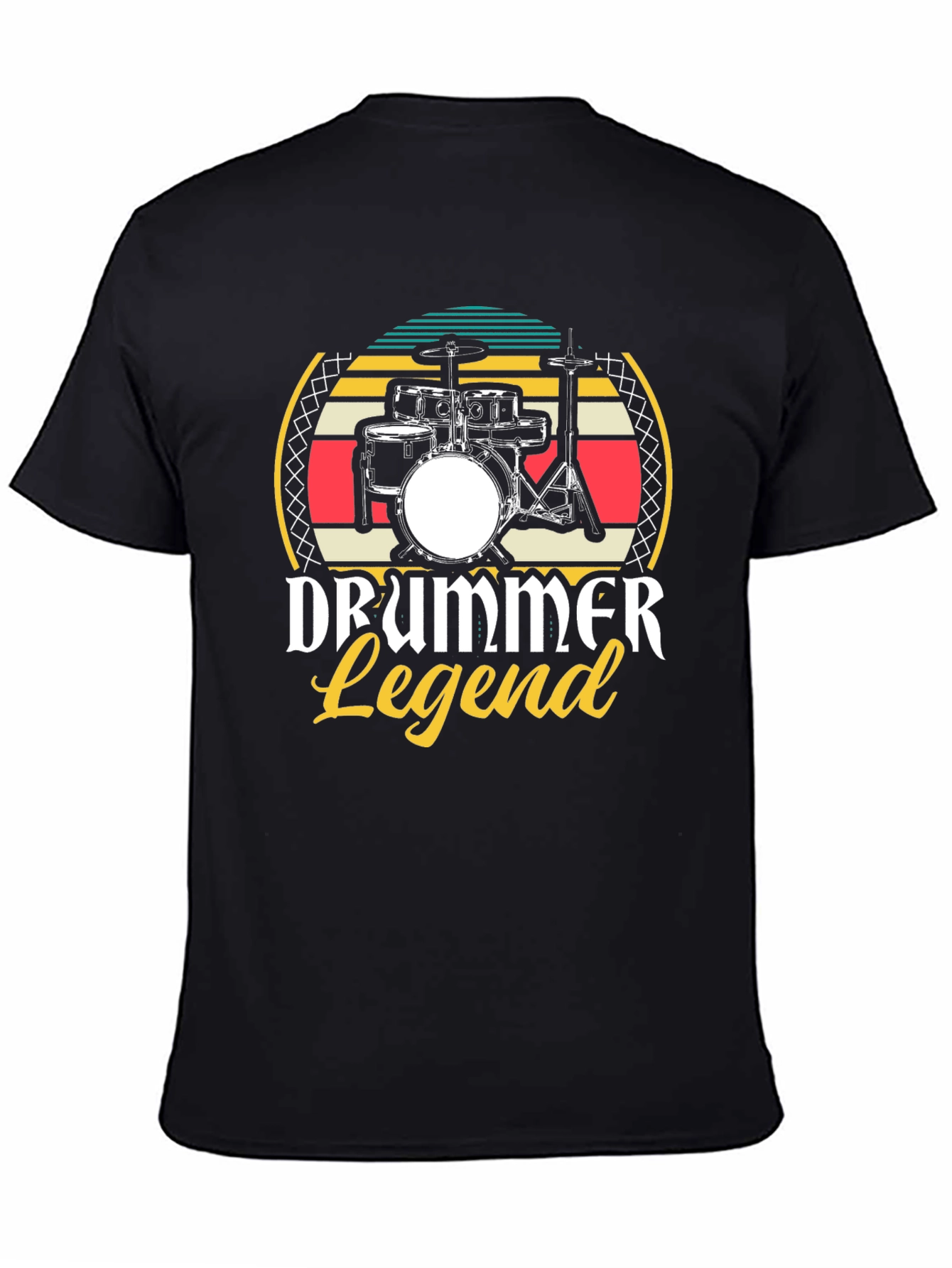 Black Drummer Legend Graphic Tee view 4