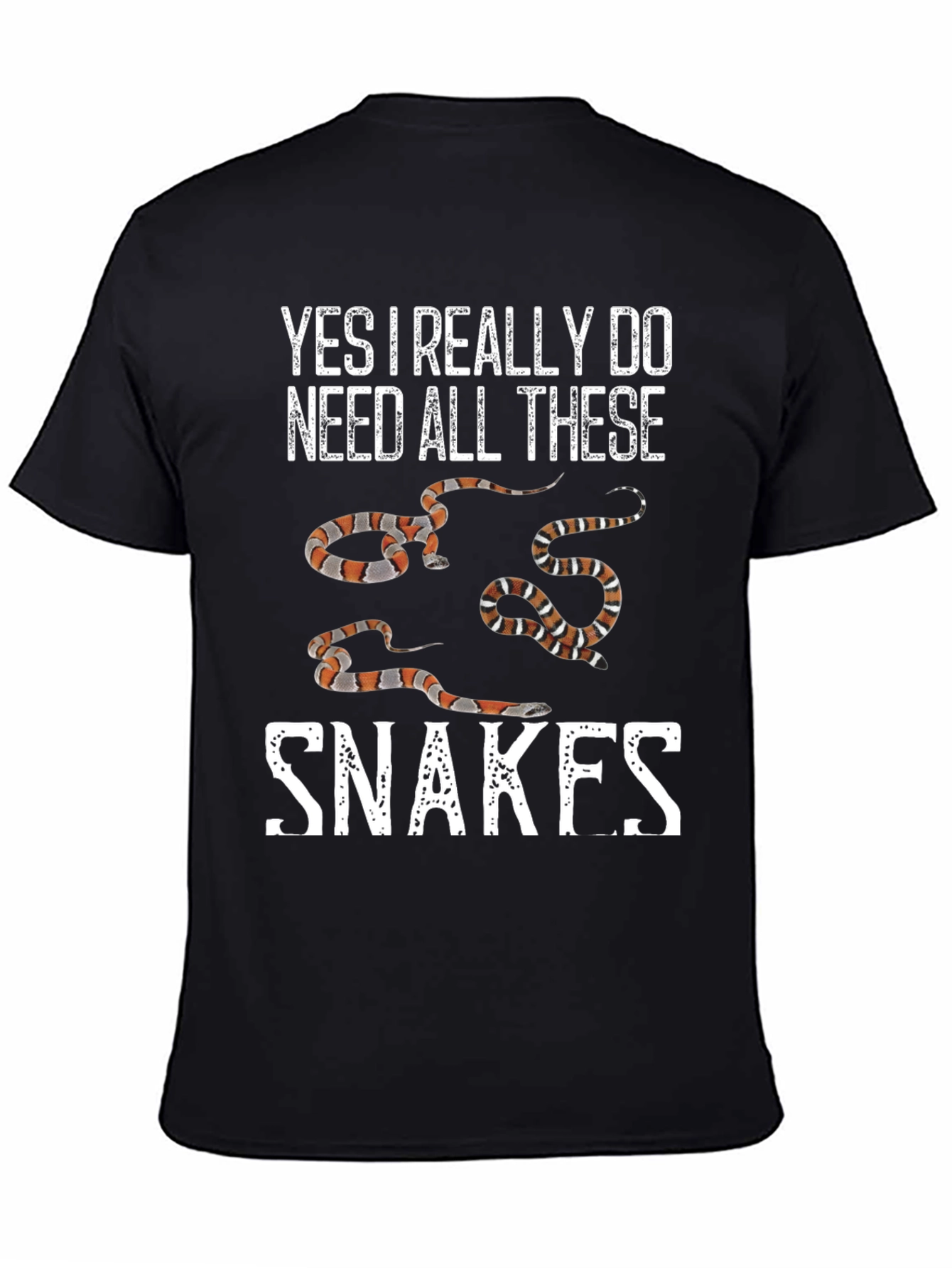 Black Snakes Graphic Tee: Yes, I Need All These Snakes! view 4