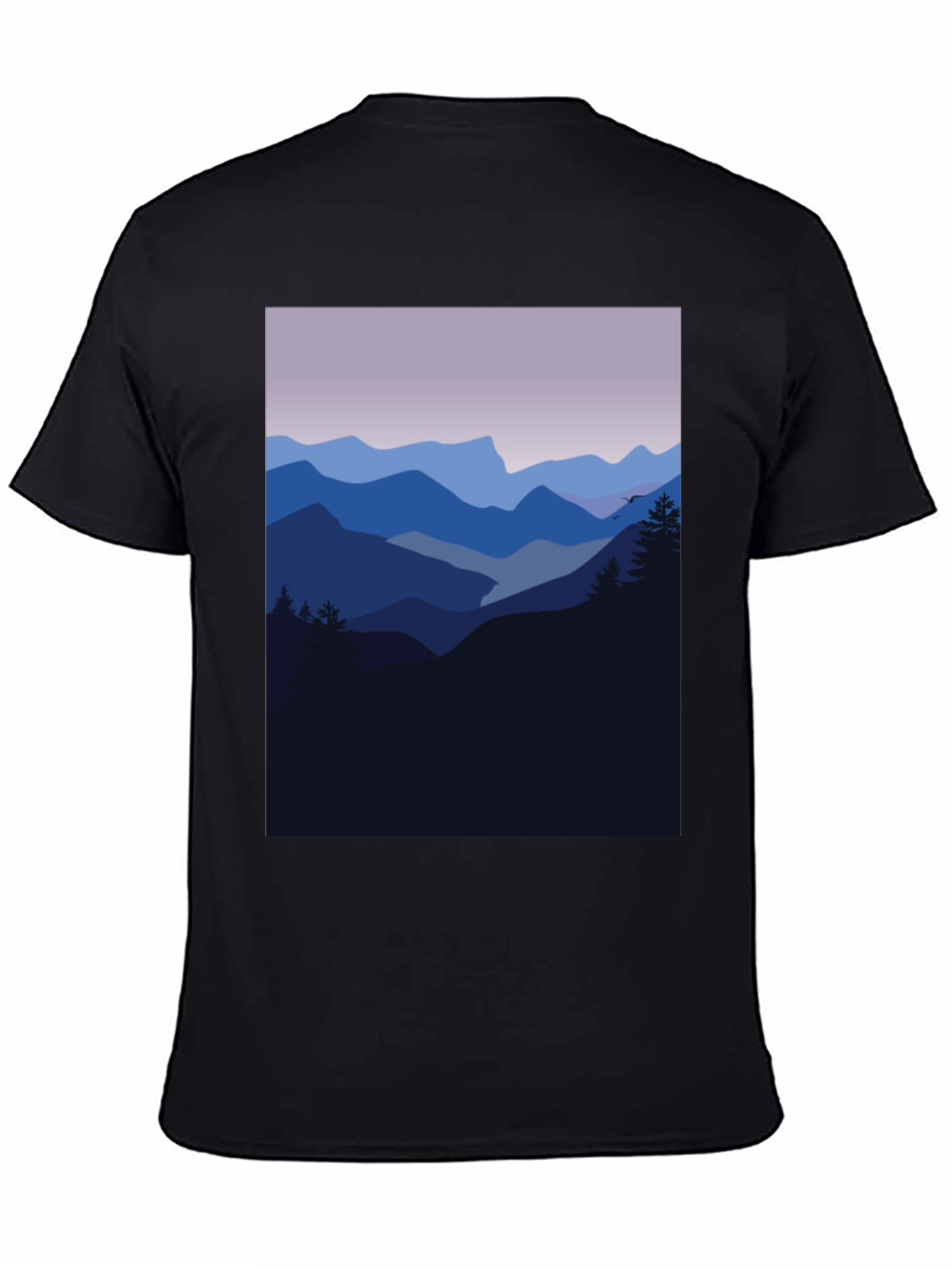 Black Mountain Vista Graphic Tee - Black view 4