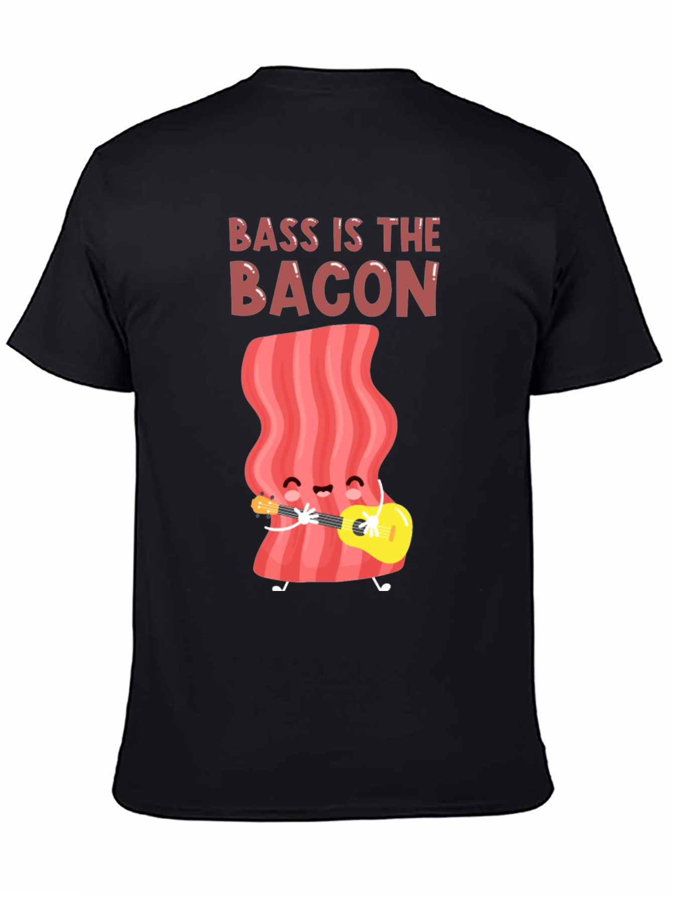 Black Bass is the Bacon Graphic T-Shirt view 4
