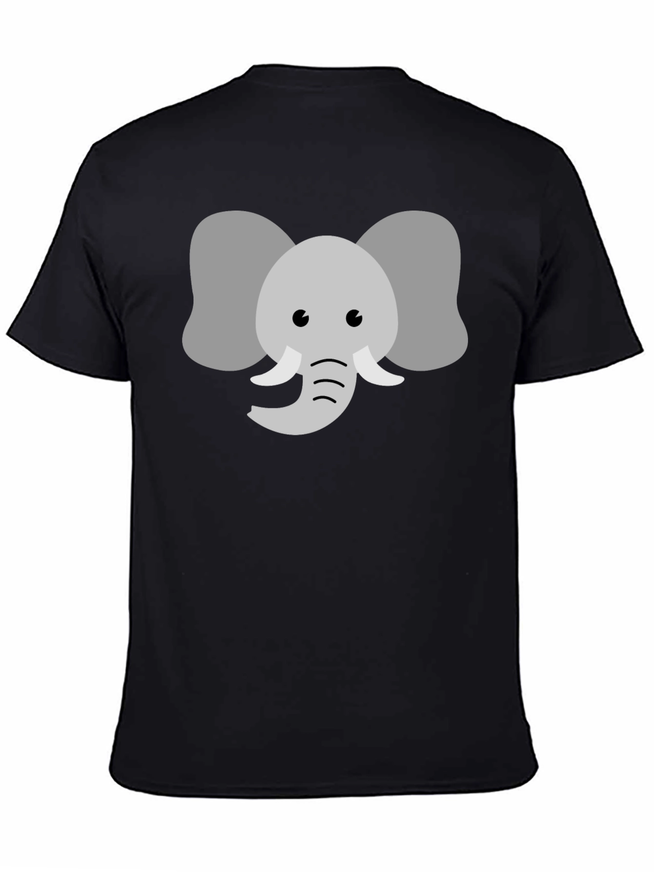 Black Elephant Graphic Tee - Soft Cotton Comfort view 4