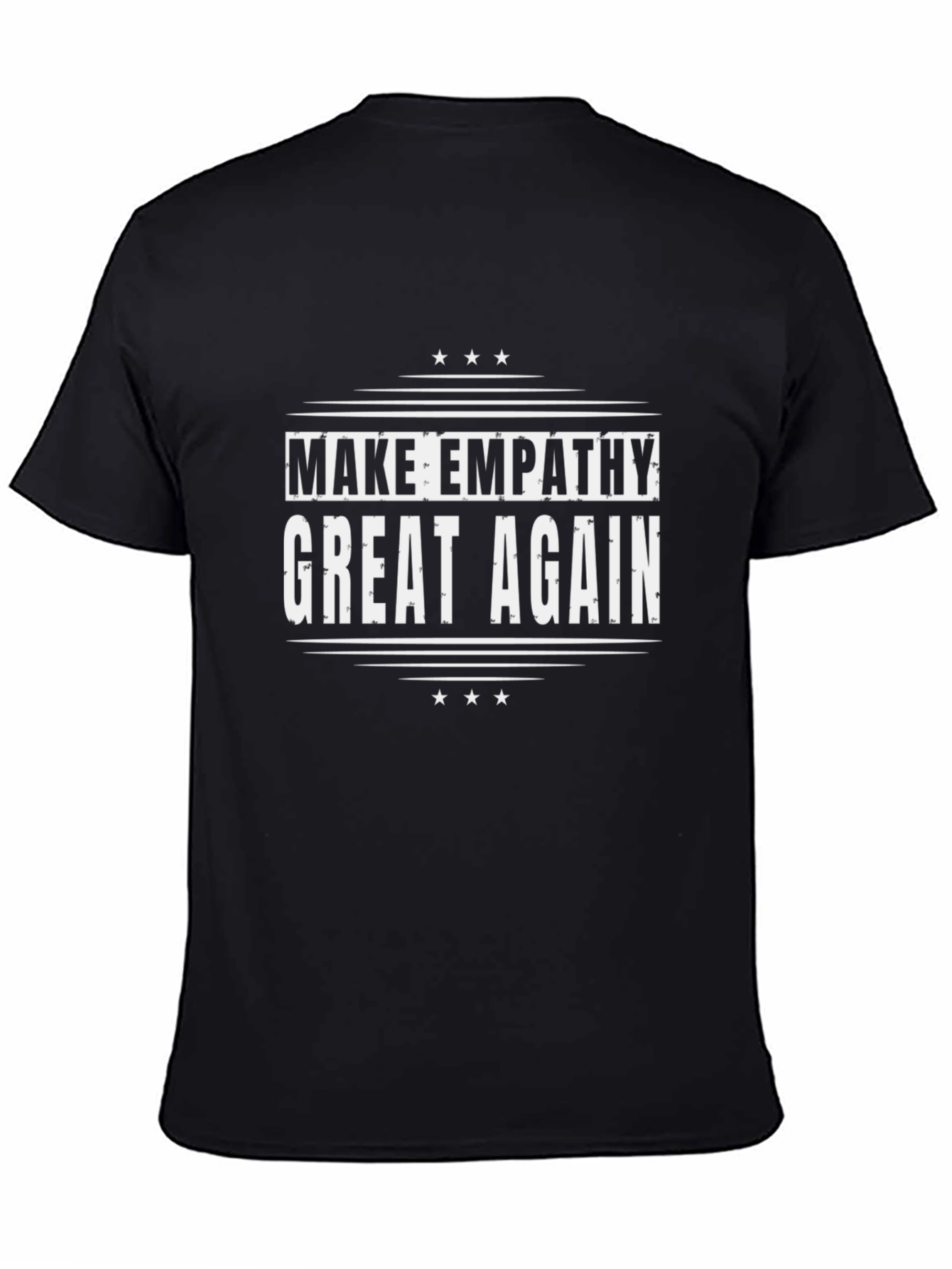 Black Make Empathy Great Again T-Shirt view 4