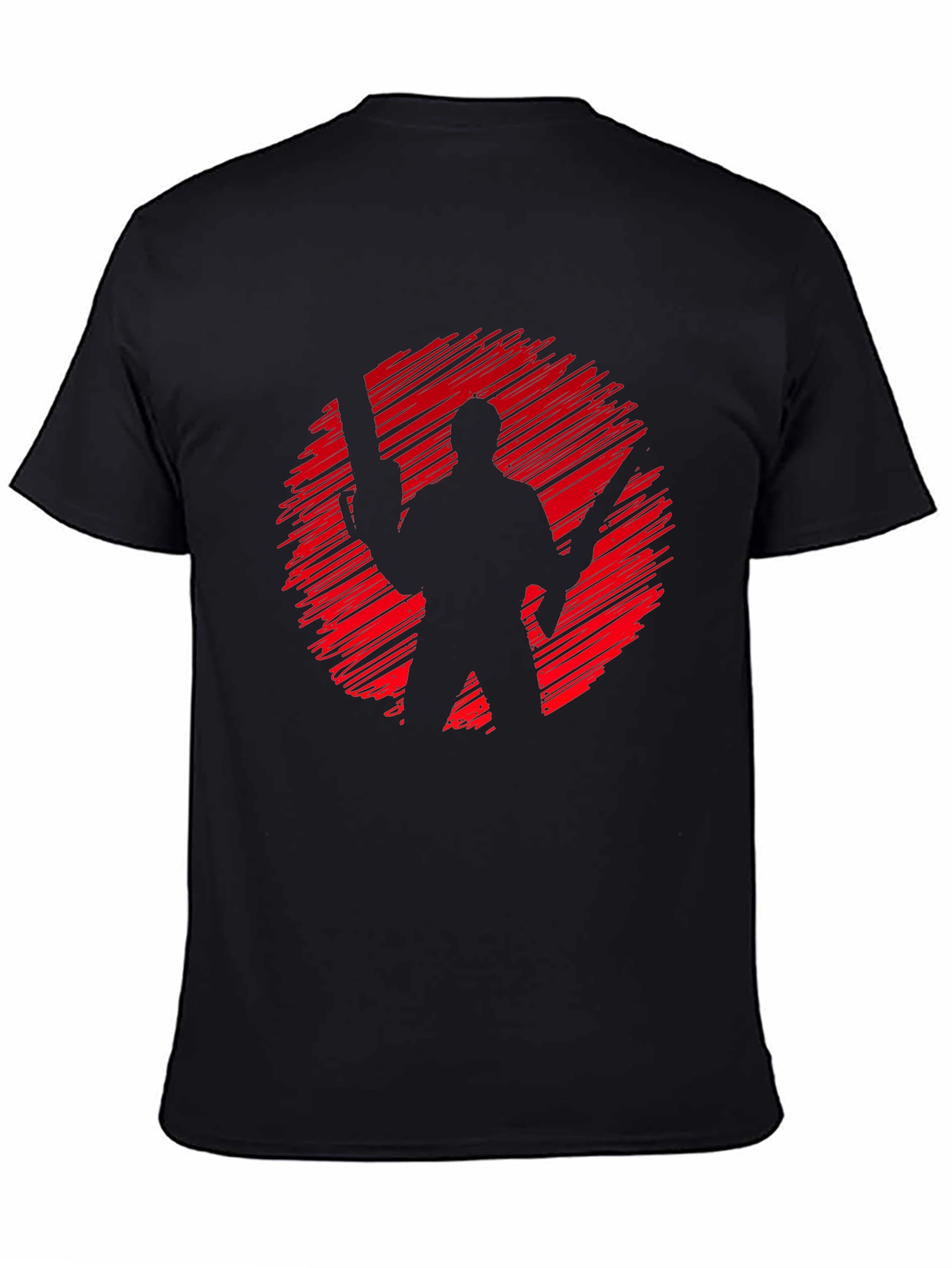 Black Evil Dead Silhouette Graphic Tee - Black view 4