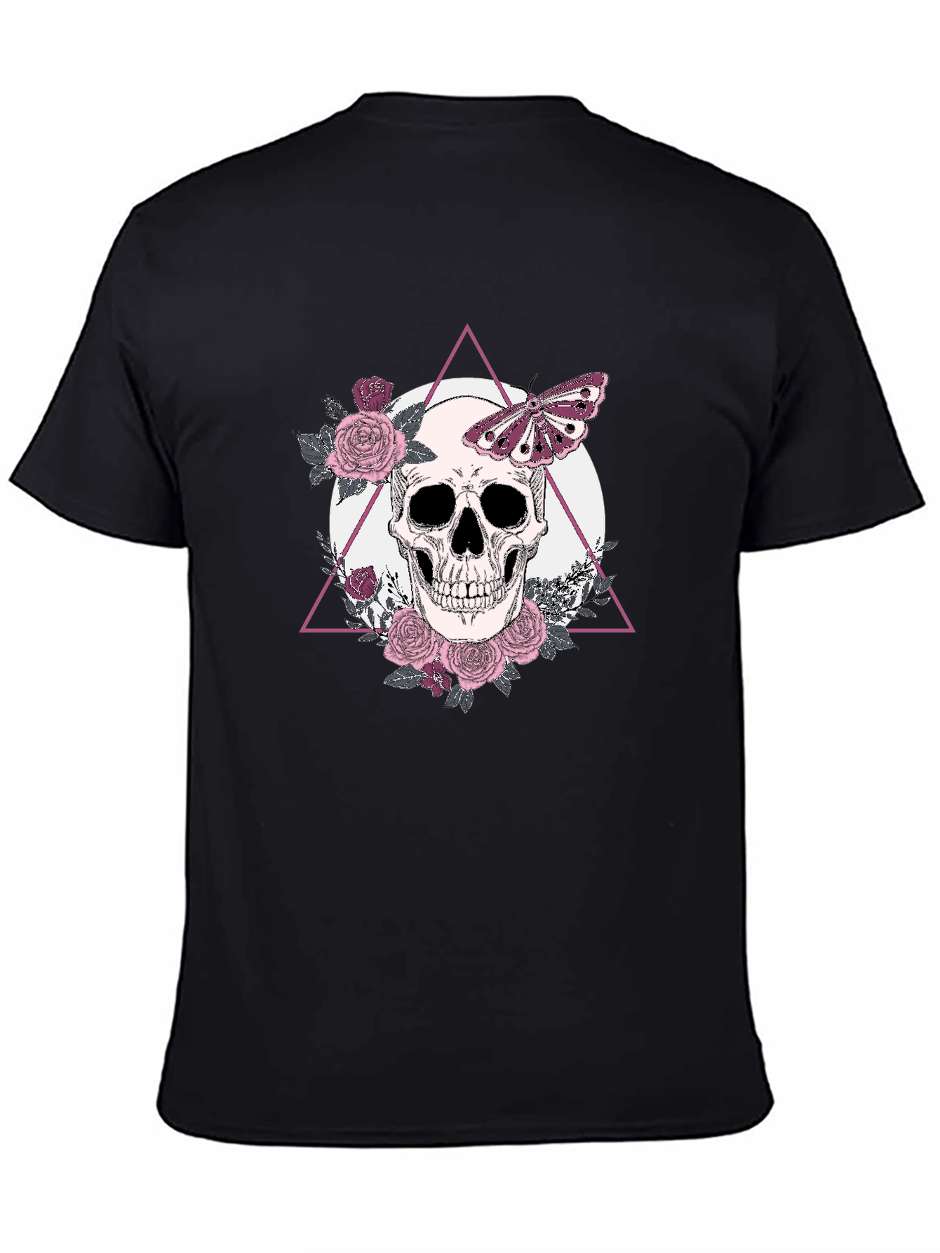Skull & Butterfly Graphic Tee - 4