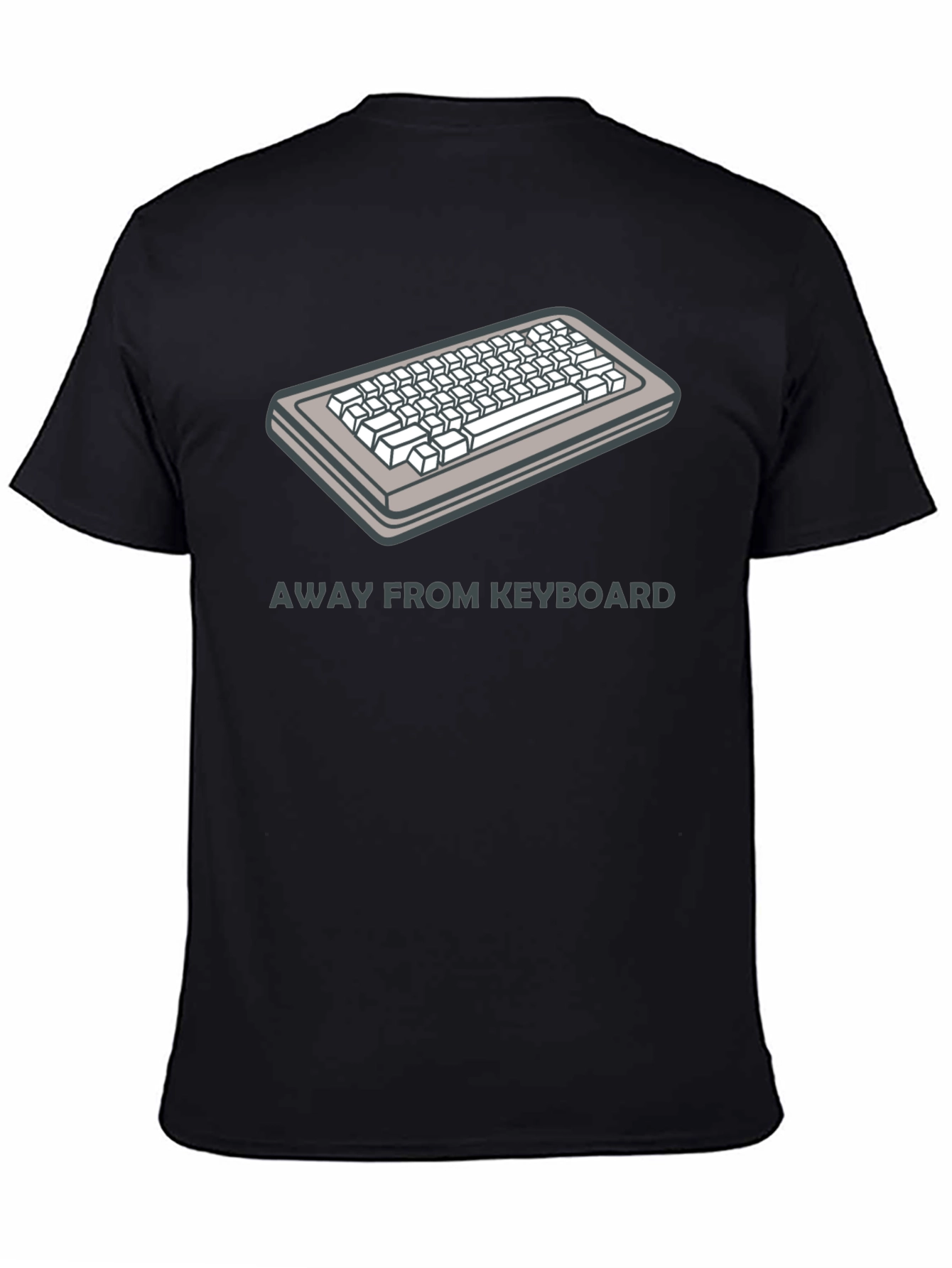 Black Away From Keyboard (AFK) Graphic Tee view 4