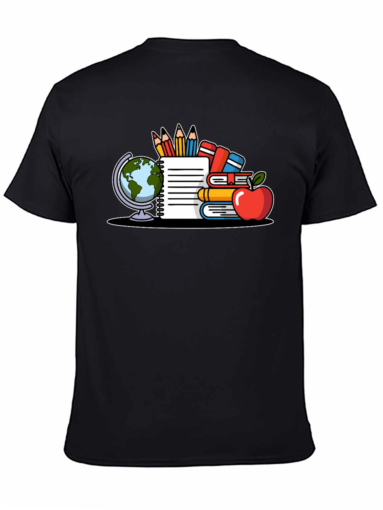 Black Teacher T-Shirt Back to School view 4