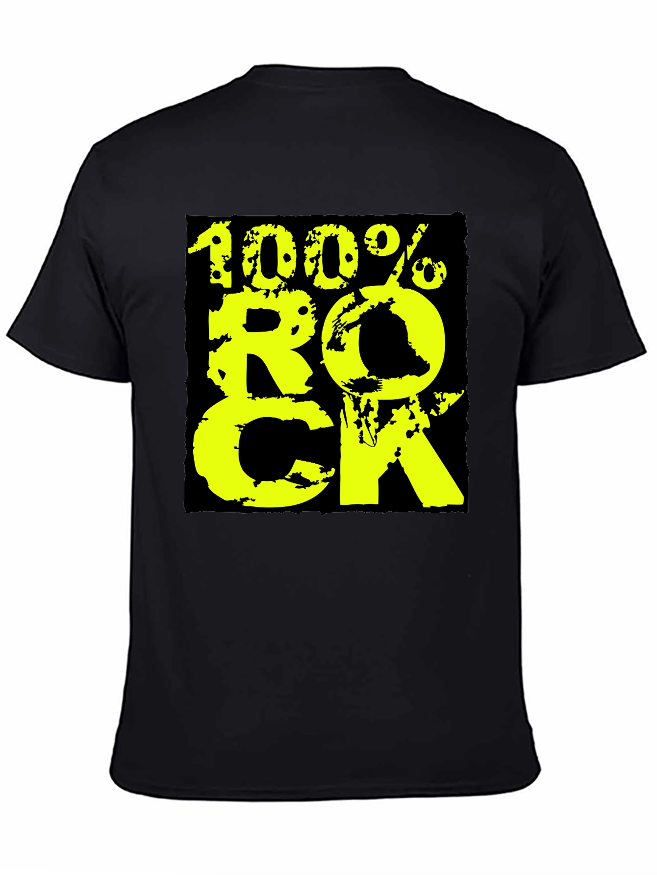 100% Rock Graphic Tee - Black - 4