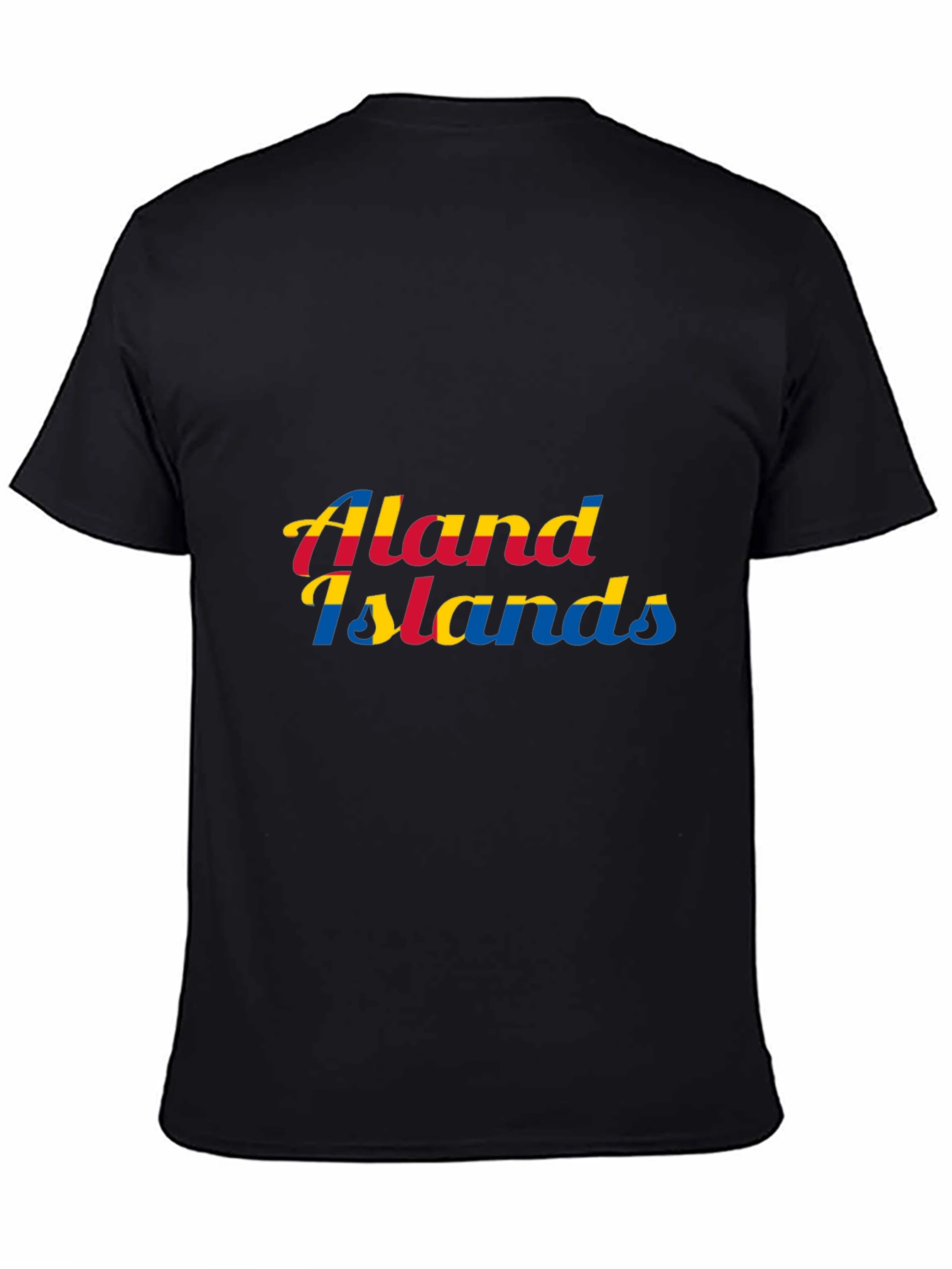 Black Aland Islands Graphic Tee - Black view 4