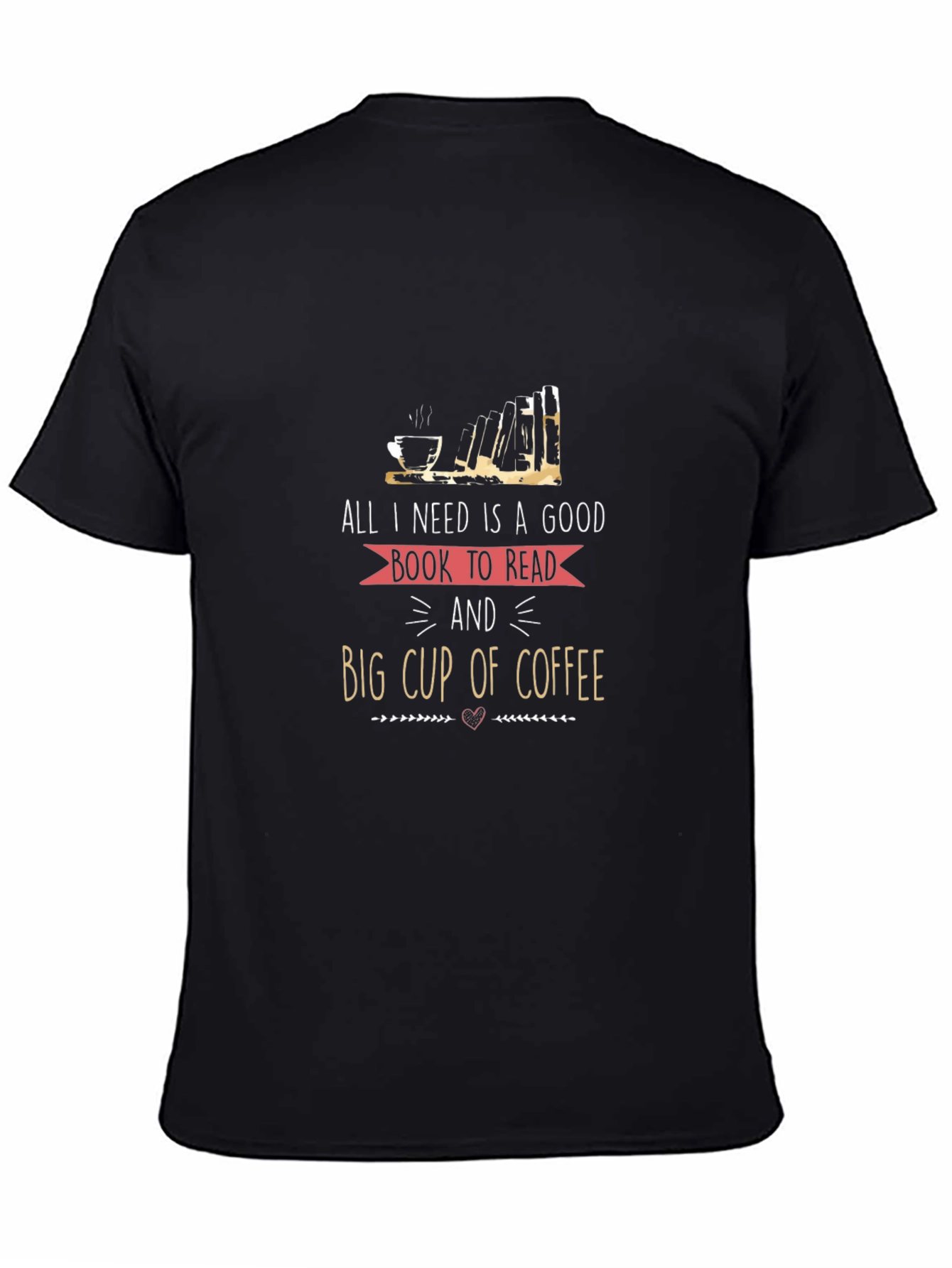 Black Book Lover's Coffee T-Shirt view 4