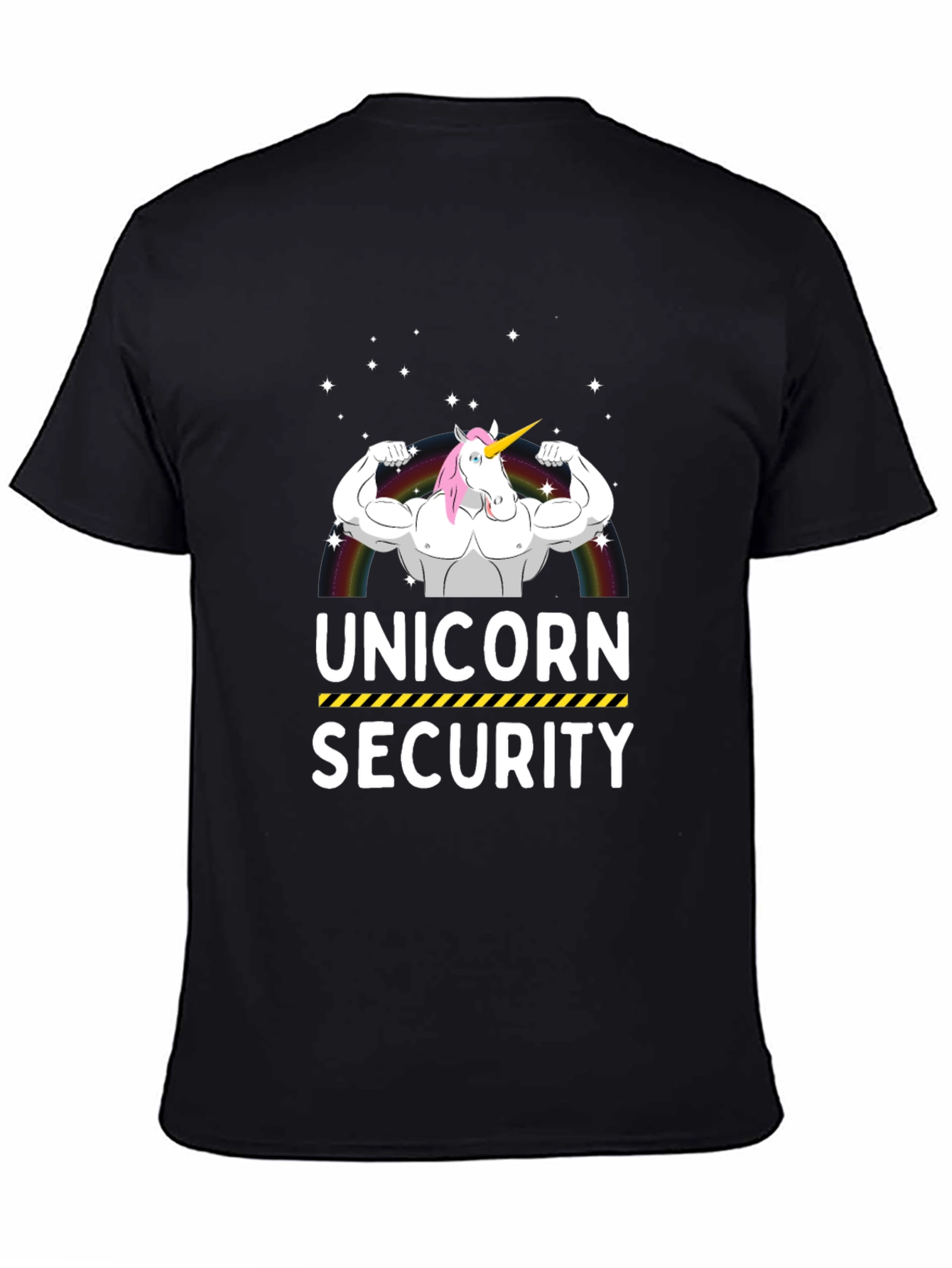 Black Unicorn Security T-Shirt view 4