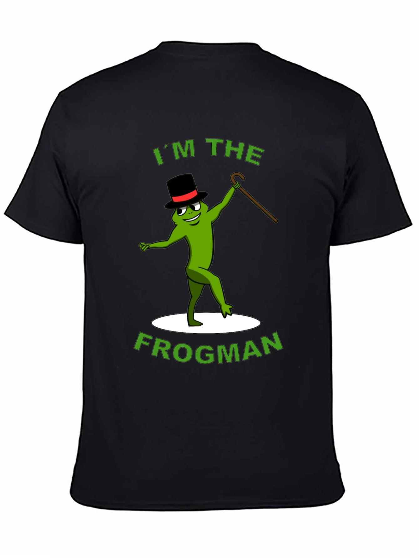 Black I'm The Frogman T-Shirt view 4