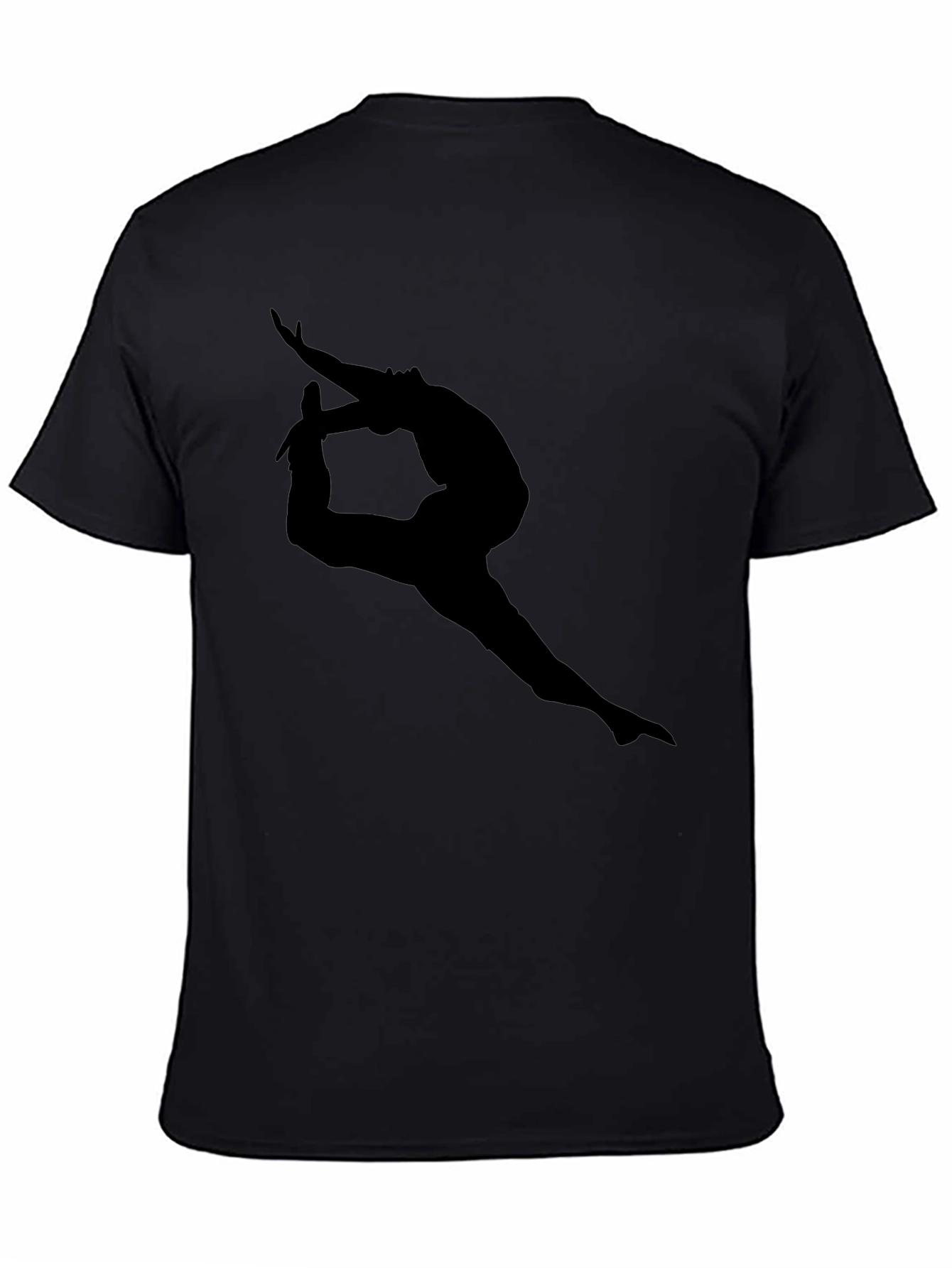 Black Black Dancer Silhouette T-Shirt view 4
