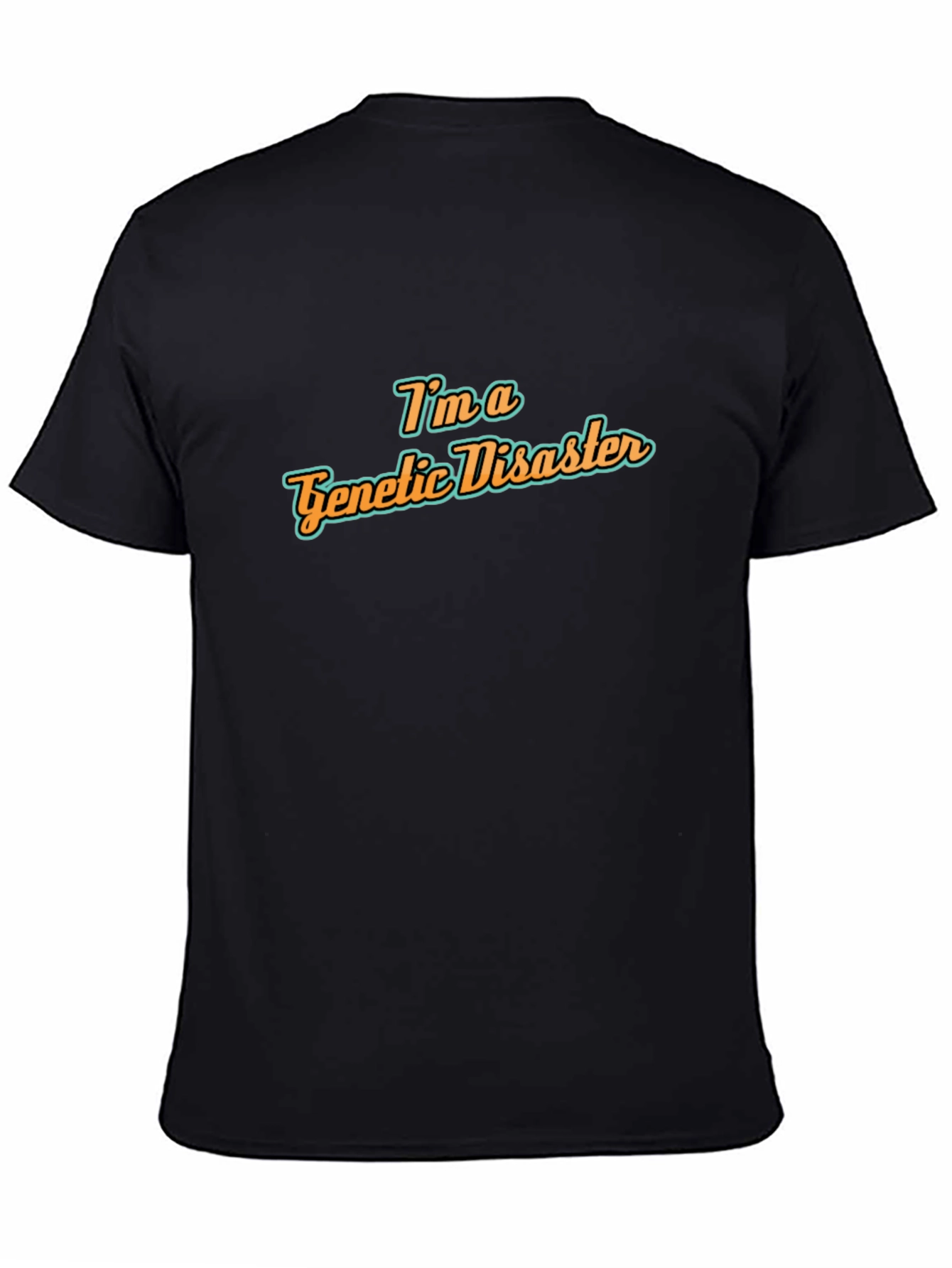 Black Genetic Disaster Black T-Shirt view 4