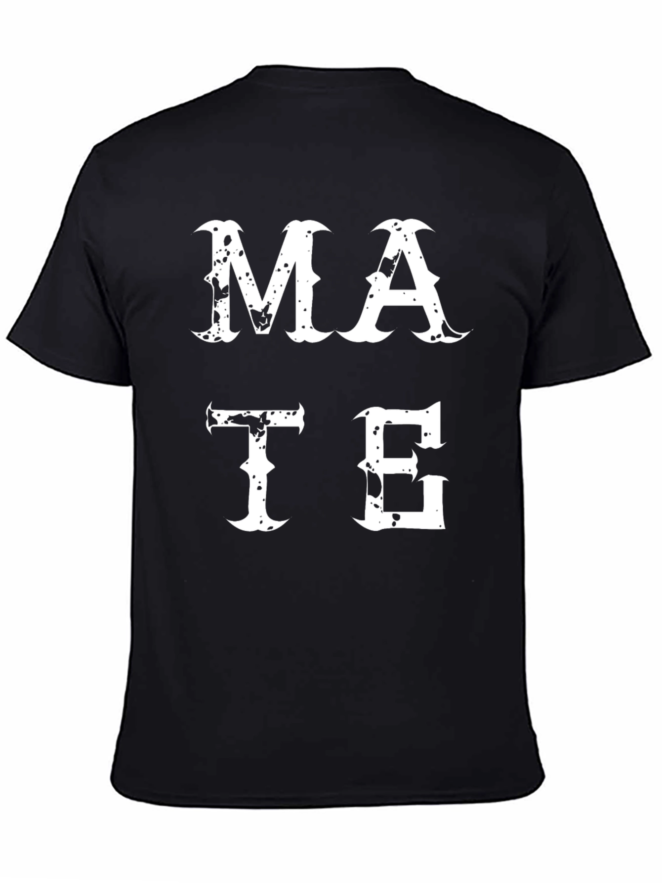 Black Mate Black Graphic Tee view 4