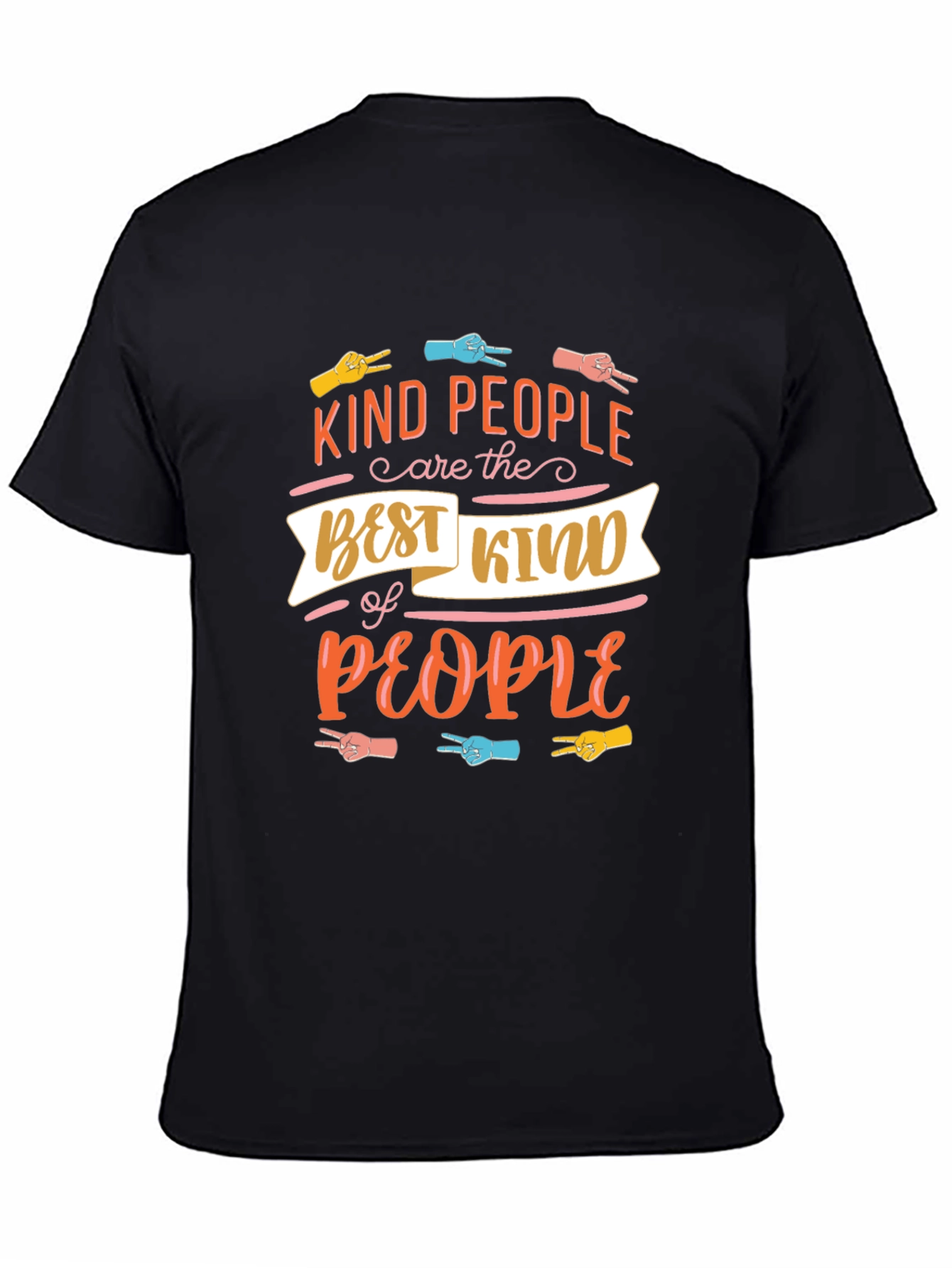Black Kind People Graphic Tee - Peace & Love view 4