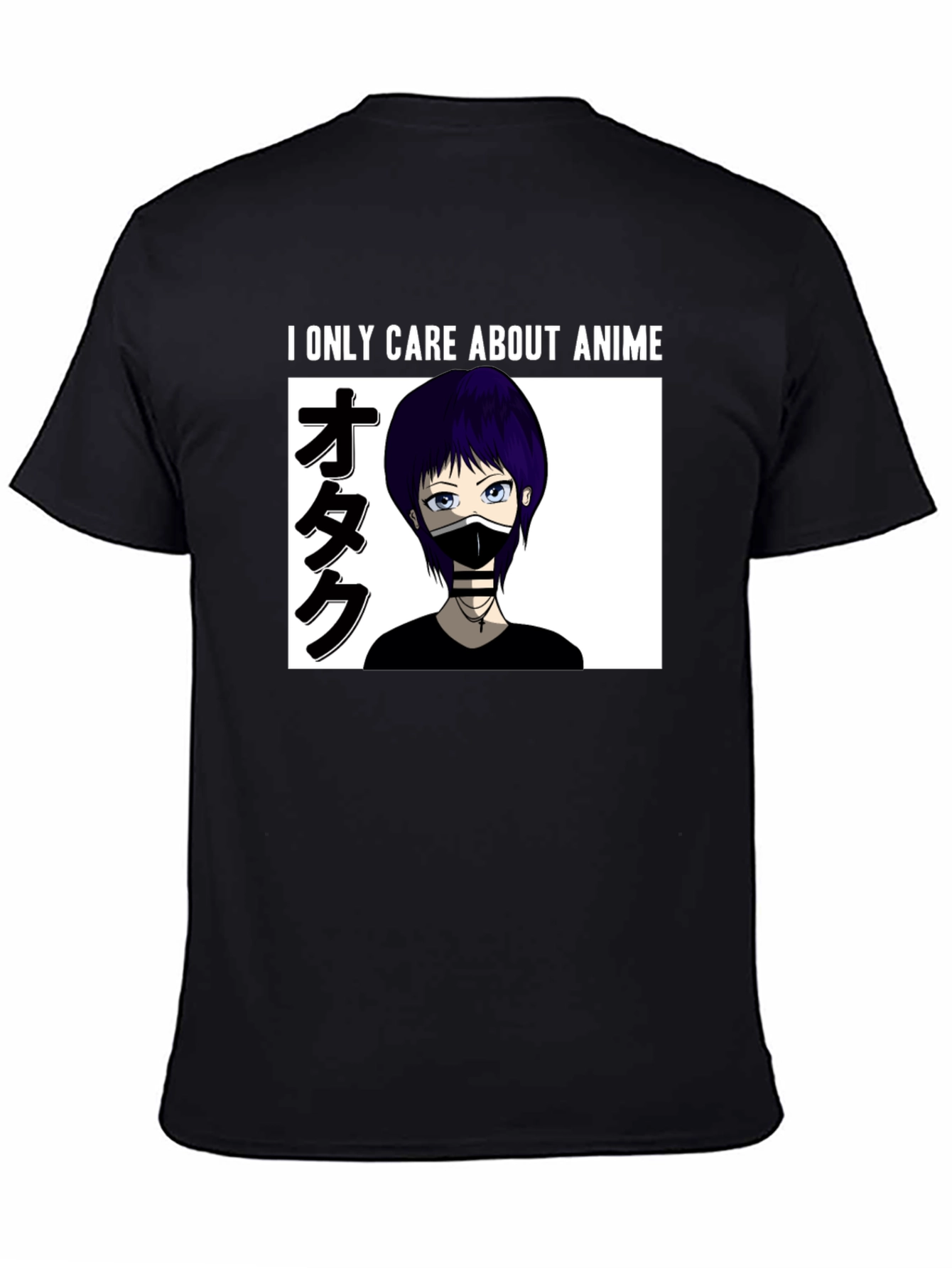 Black Anime Lover T-Shirt view 4
