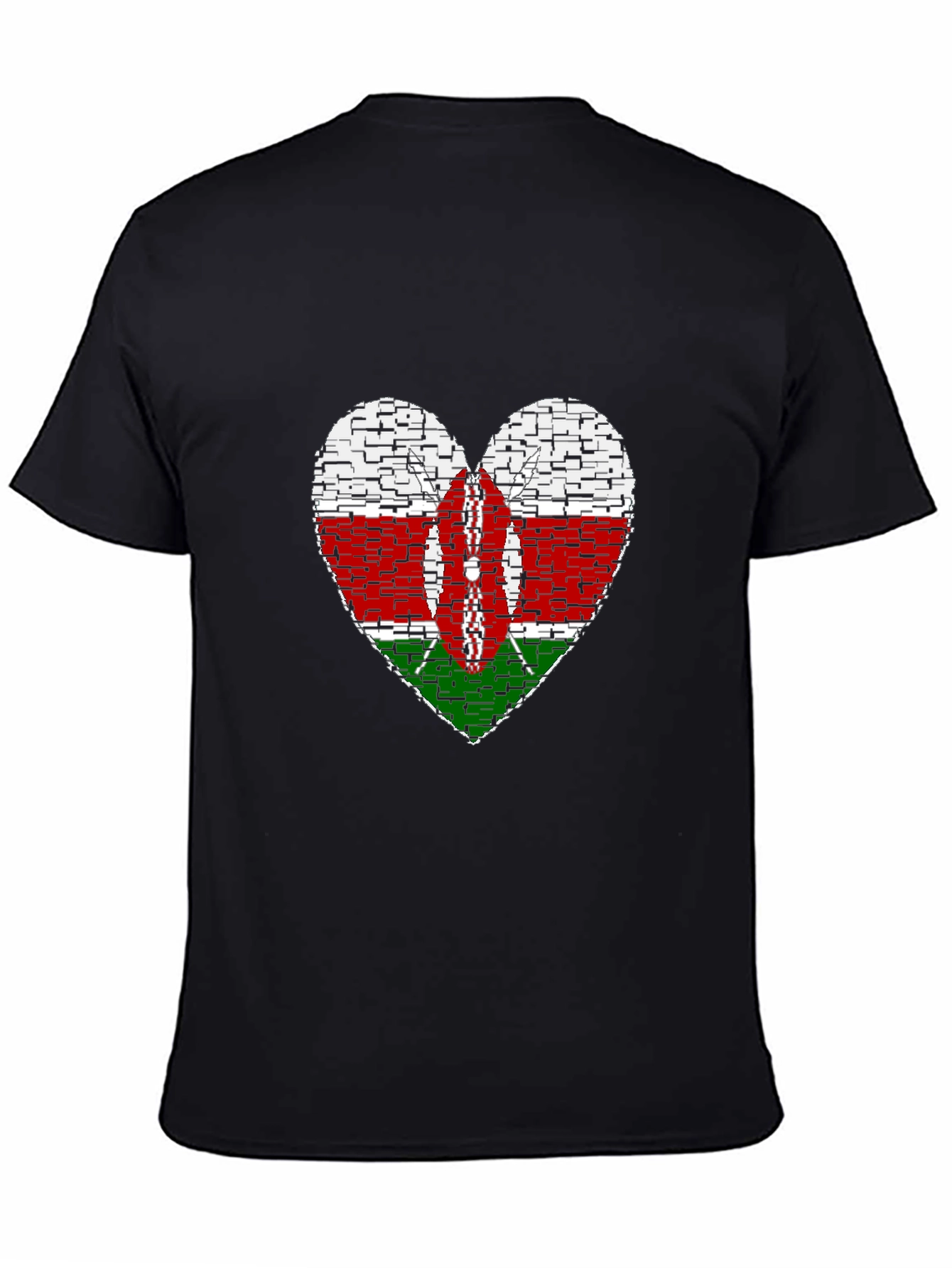 Kenya Heart Flag T-Shirt - Show Your Pride! - 4